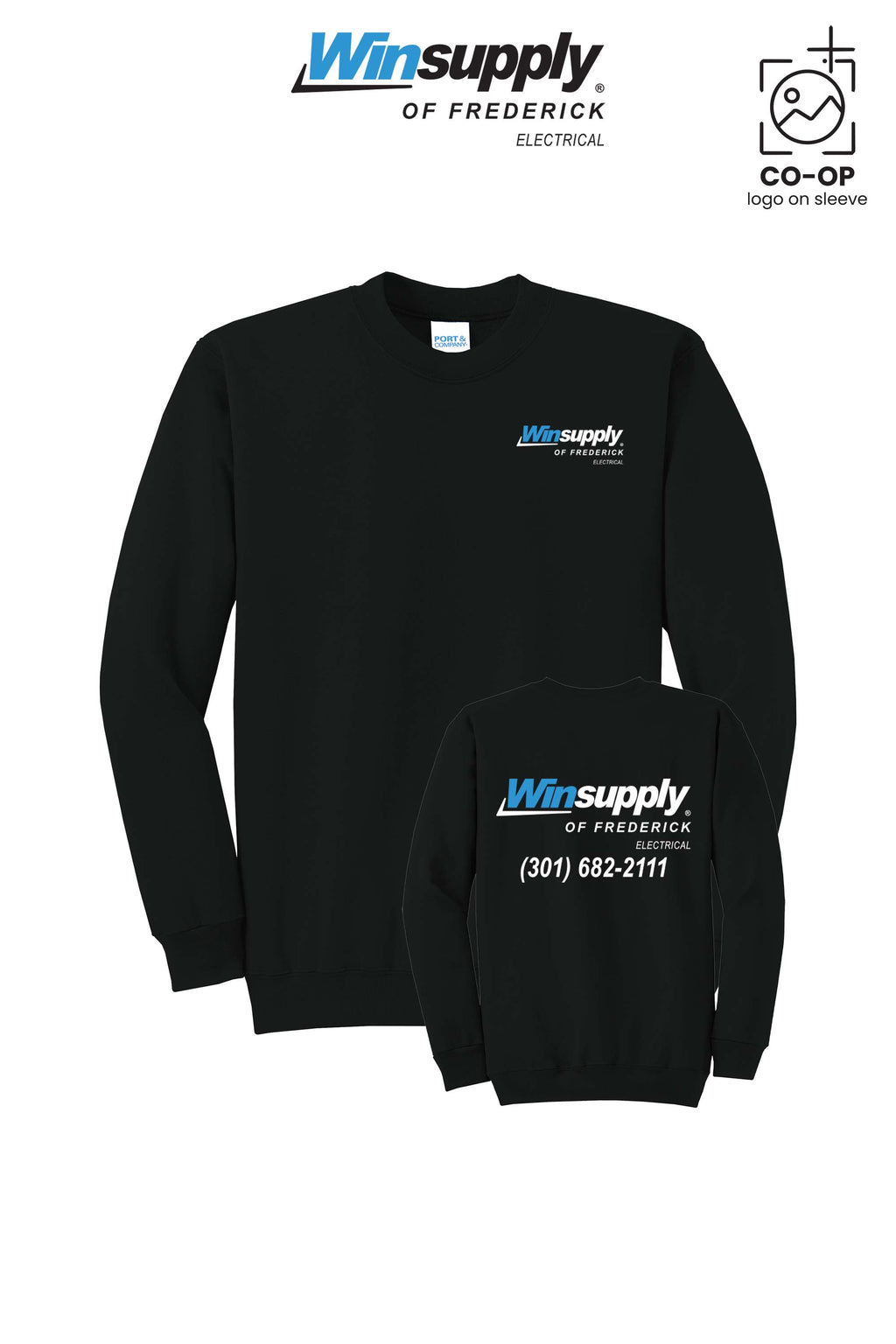 Port & Co™ Core Fleece Crewneck Sweatshirt - Winsupply of Frederick