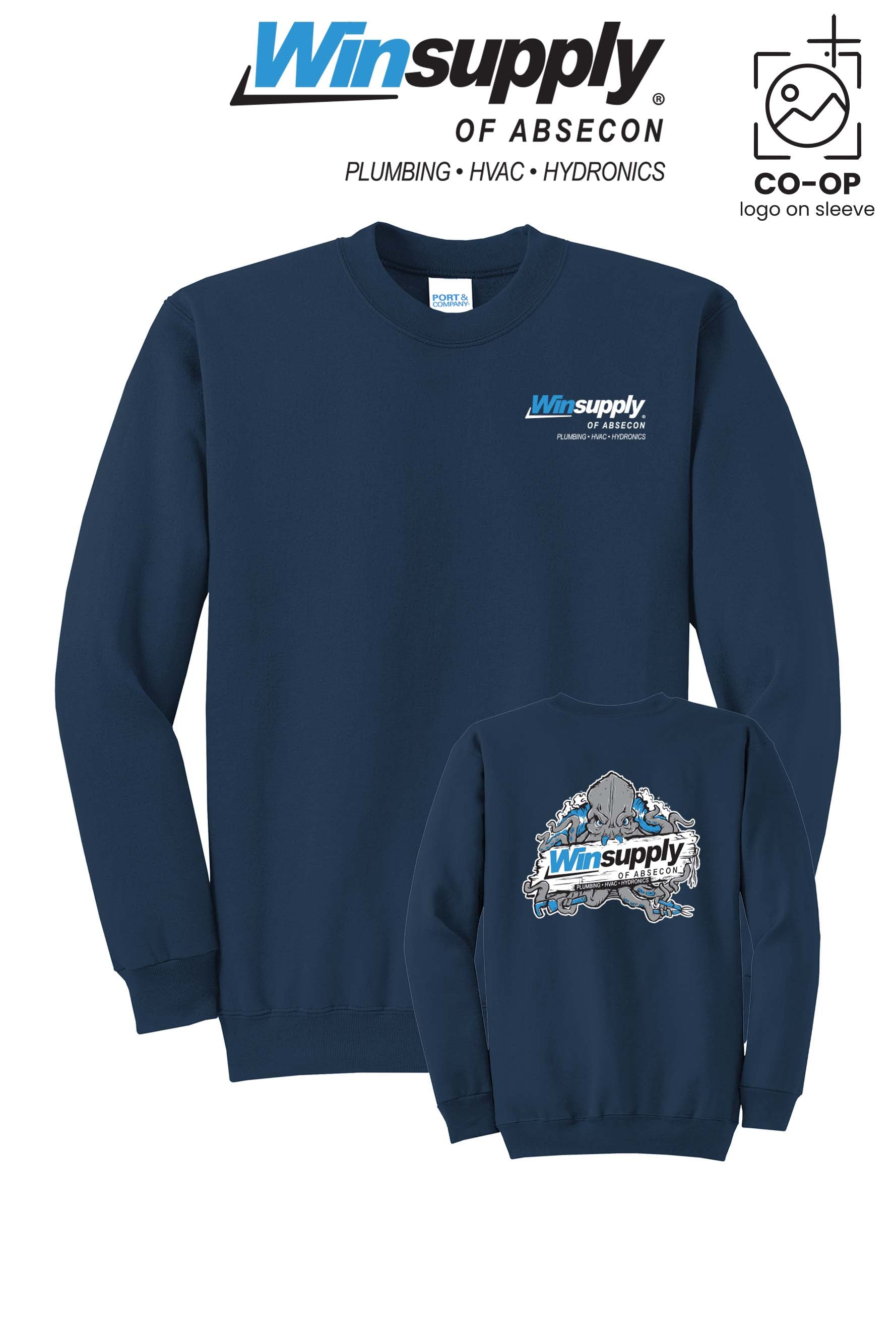 Port & Co™ Core Fleece Crewneck Sweatshirt - Winsupply of Absecon