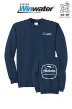 Port & Co™ Core Fleece Crewneck Sweatshirt - Auburn Winwater