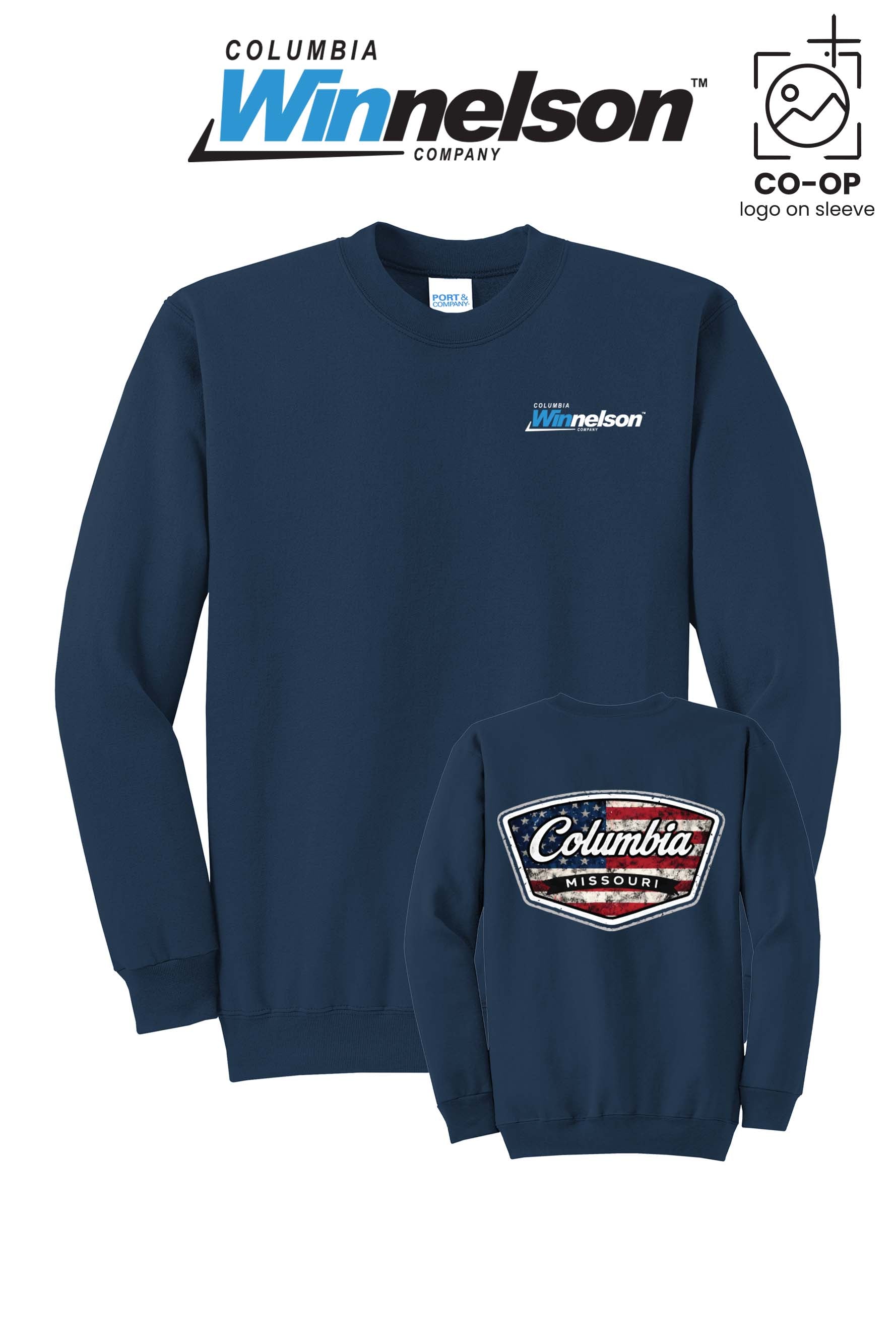 Port & Co™ Core Fleece Crewneck Sweatshirt - Columbia MO Winnelson