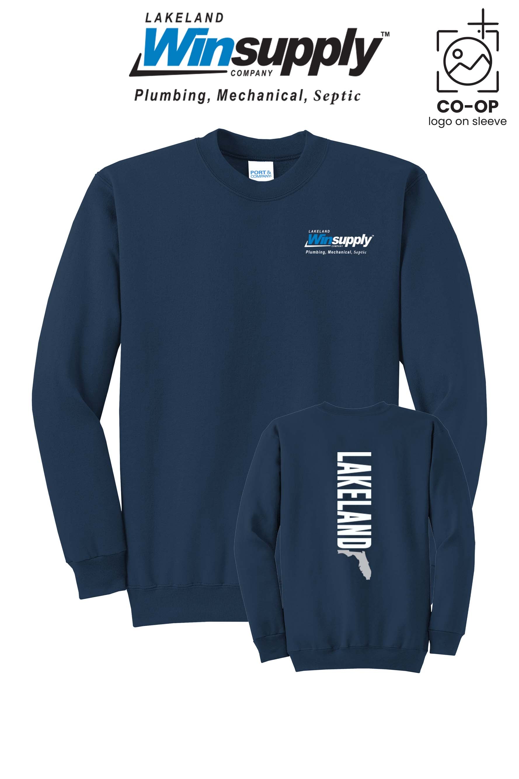 Port & Co™ Core Fleece Crewneck Sweatshirt - Lakeland Winsupply