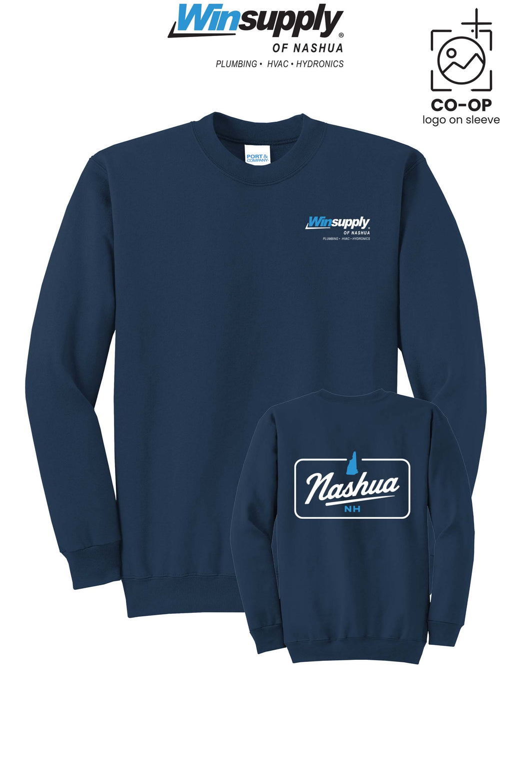Port & Co™ Core Fleece Crewneck Sweatshirt - Winsupply of Nashua