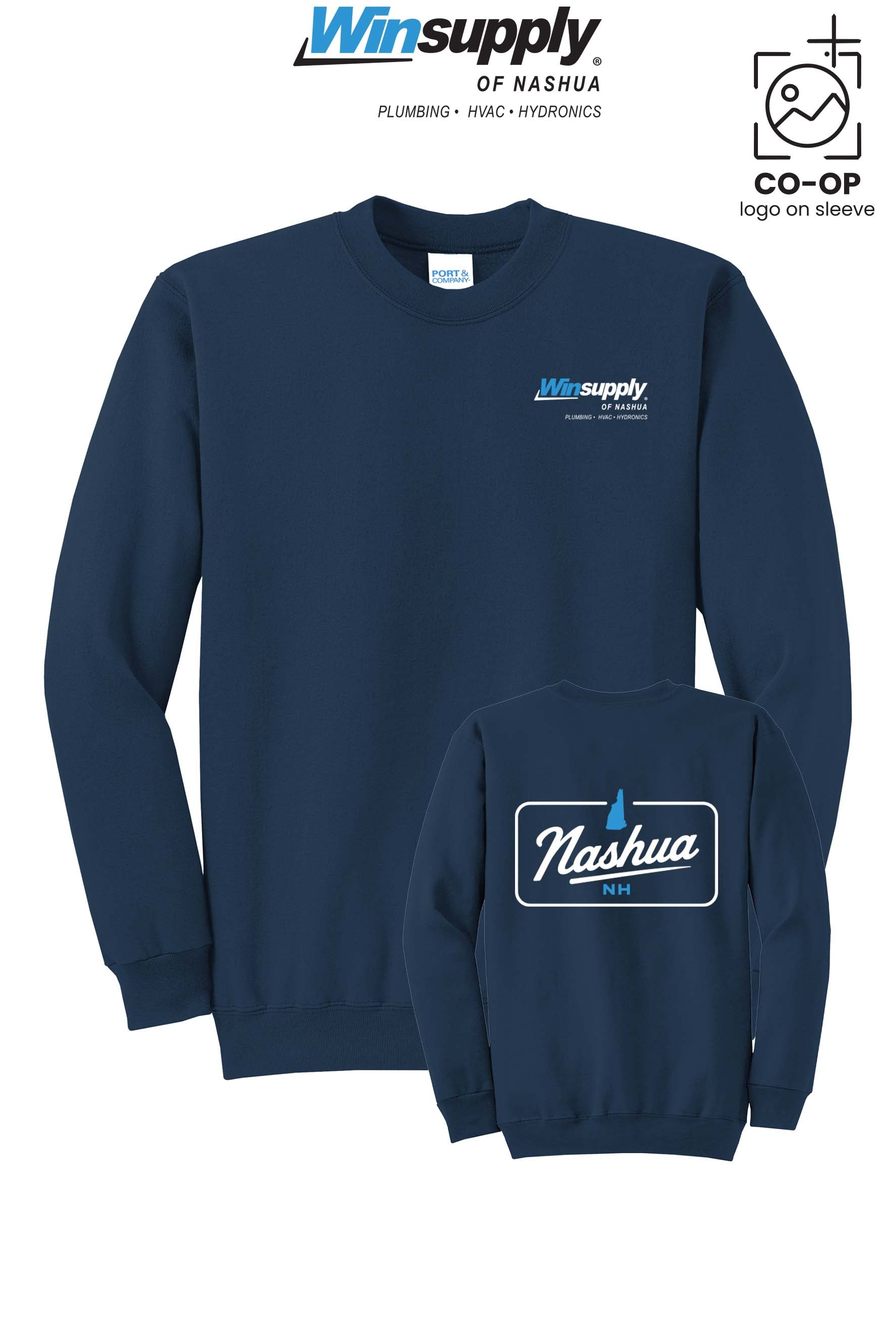 Port & Co™ Core Fleece Crewneck Sweatshirt - Winsupply of Nashua