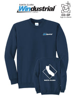 Port & Co™ Core Fleece Crewneck Sweatshirt - Santa Clara Windustrial