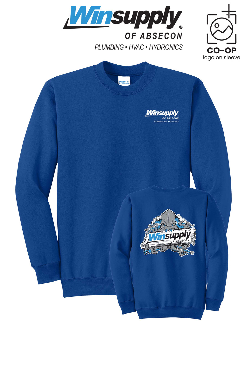 Port & Co™ Core Fleece Crewneck Sweatshirt - Winsupply of Absecon