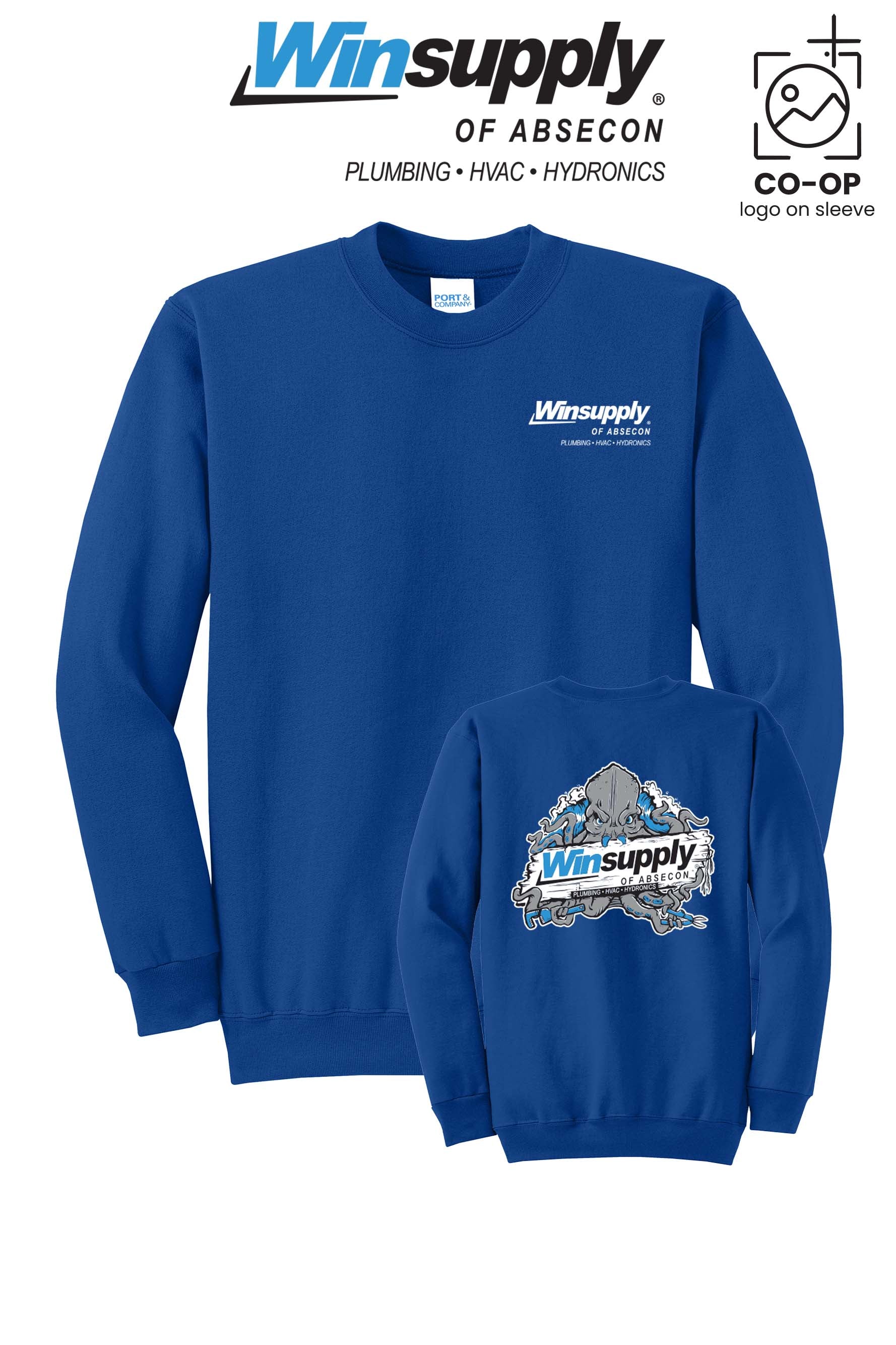 Port & Co™ Core Fleece Crewneck Sweatshirt - Winsupply of Absecon