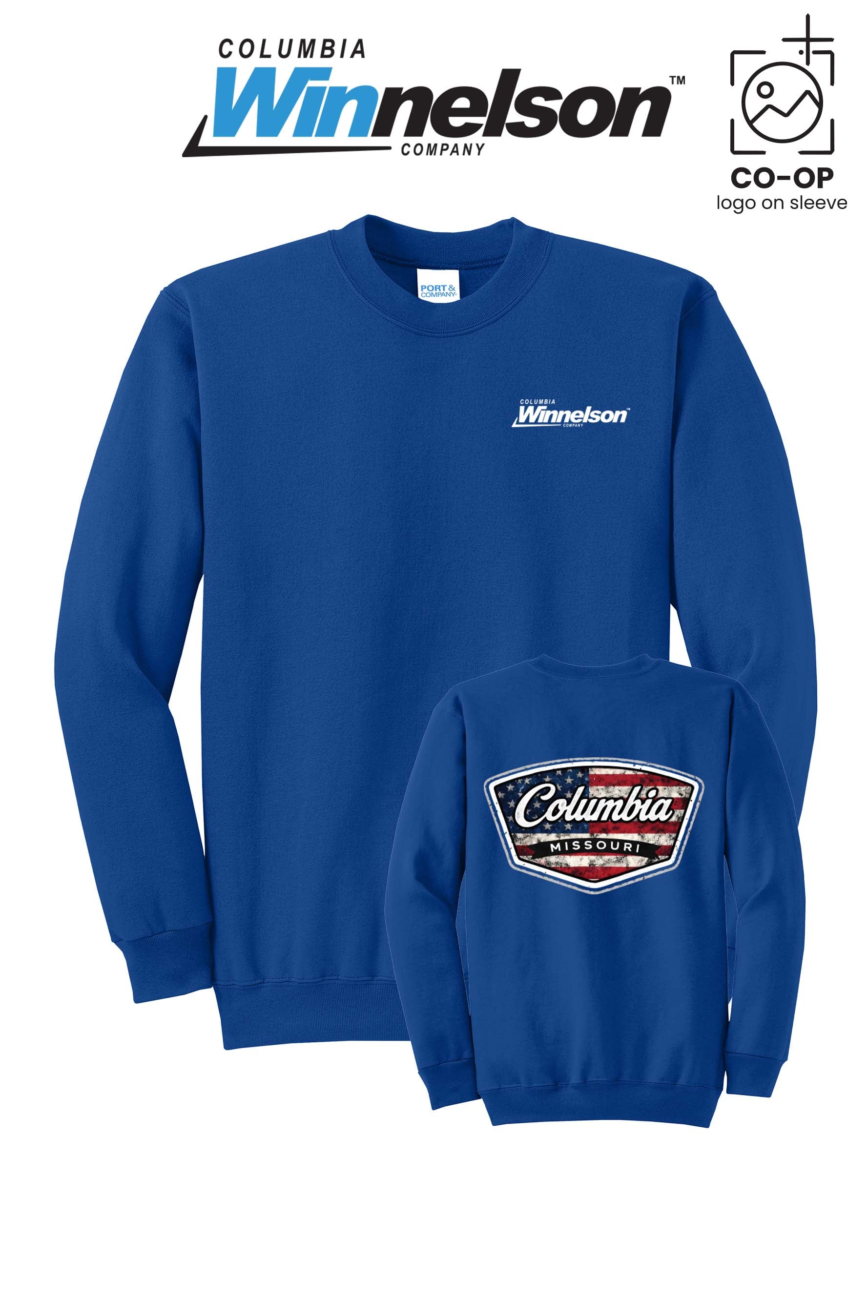 Port & Co™ Core Fleece Crewneck Sweatshirt - Columbia MO Winnelson