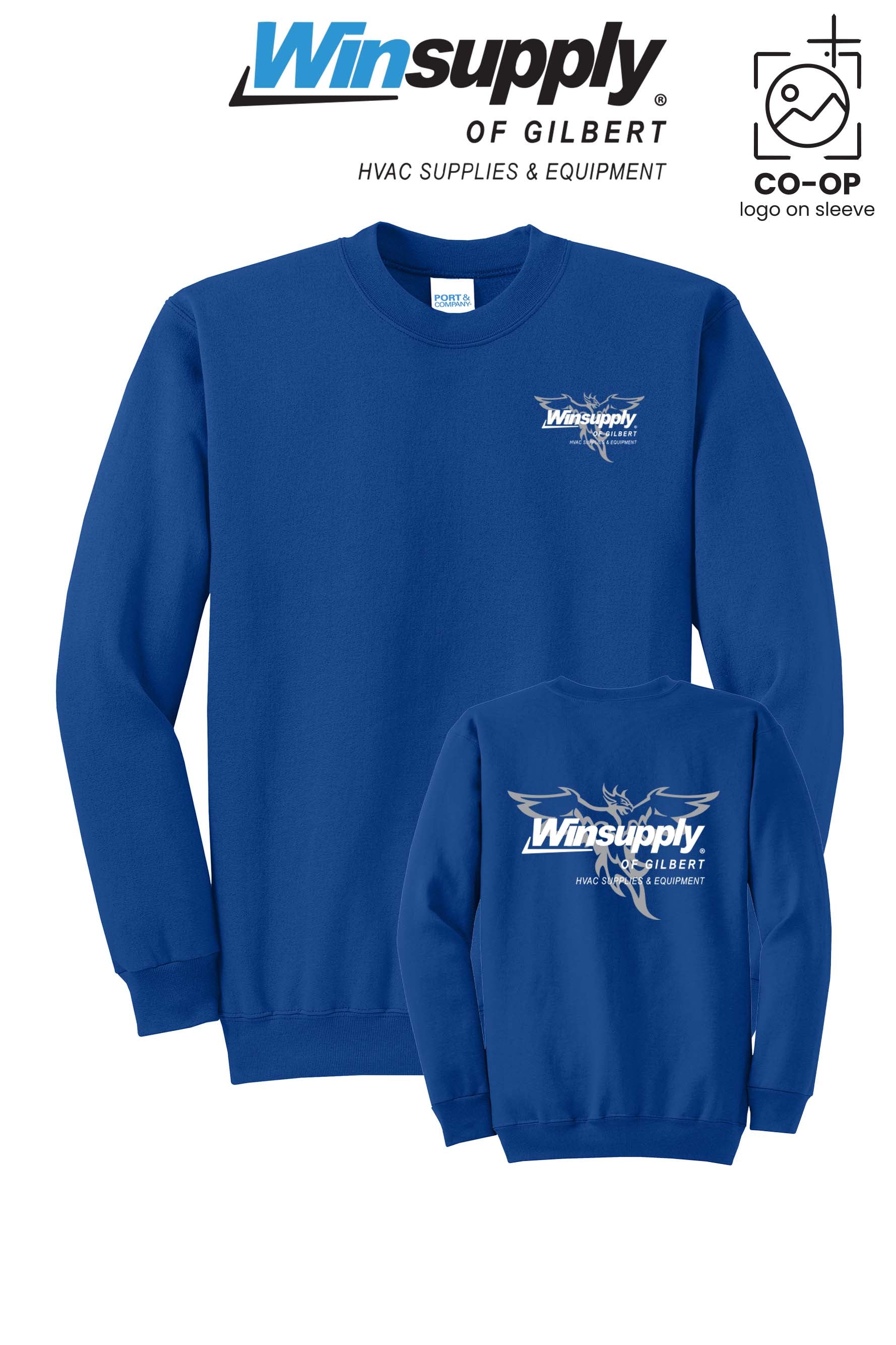 Port & Co™ Core Fleece Crewneck Sweatshirt - Winsupply of Gilbert