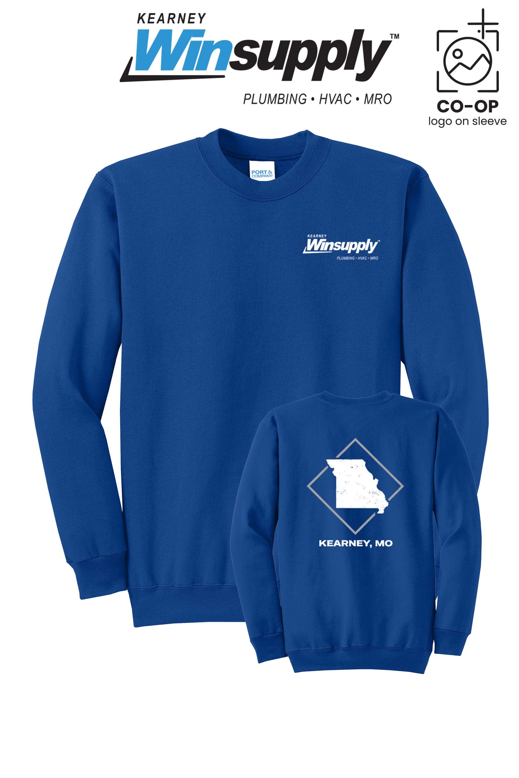 Port & Co™ Core Fleece Crewneck Sweatshirt - Kearney Winsupply