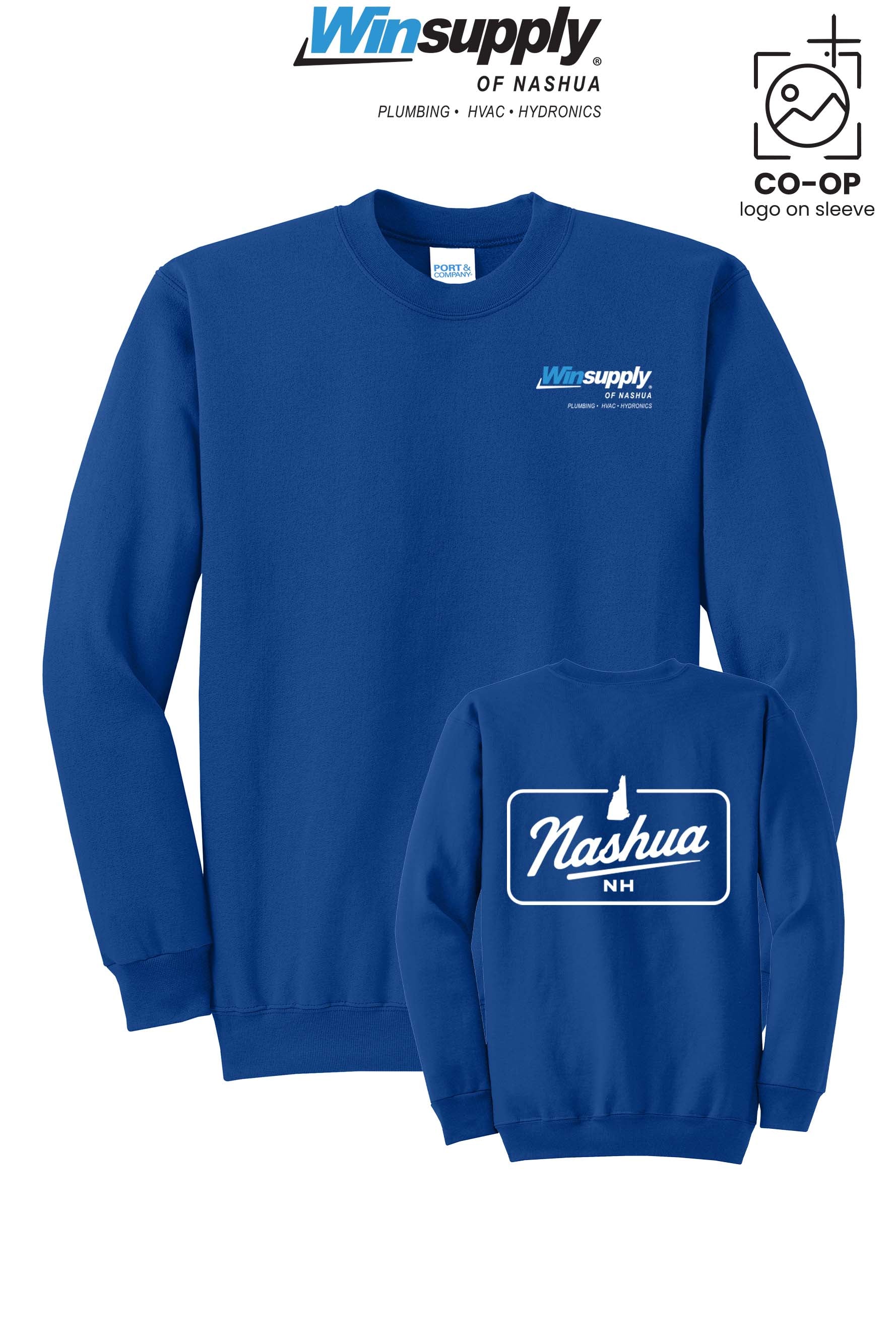 Port & Co™ Core Fleece Crewneck Sweatshirt - Winsupply of Nashua