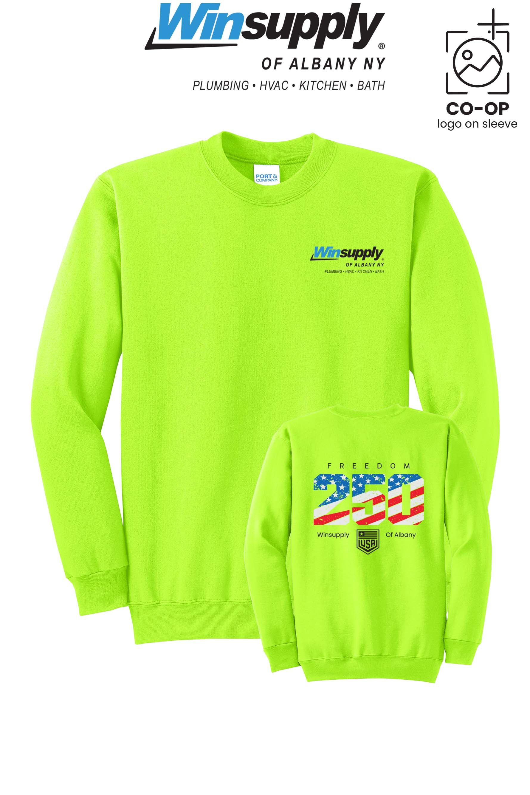 Port & Co™ Core Fleece Crewneck Sweatshirt - Winsupply of Albany NY
