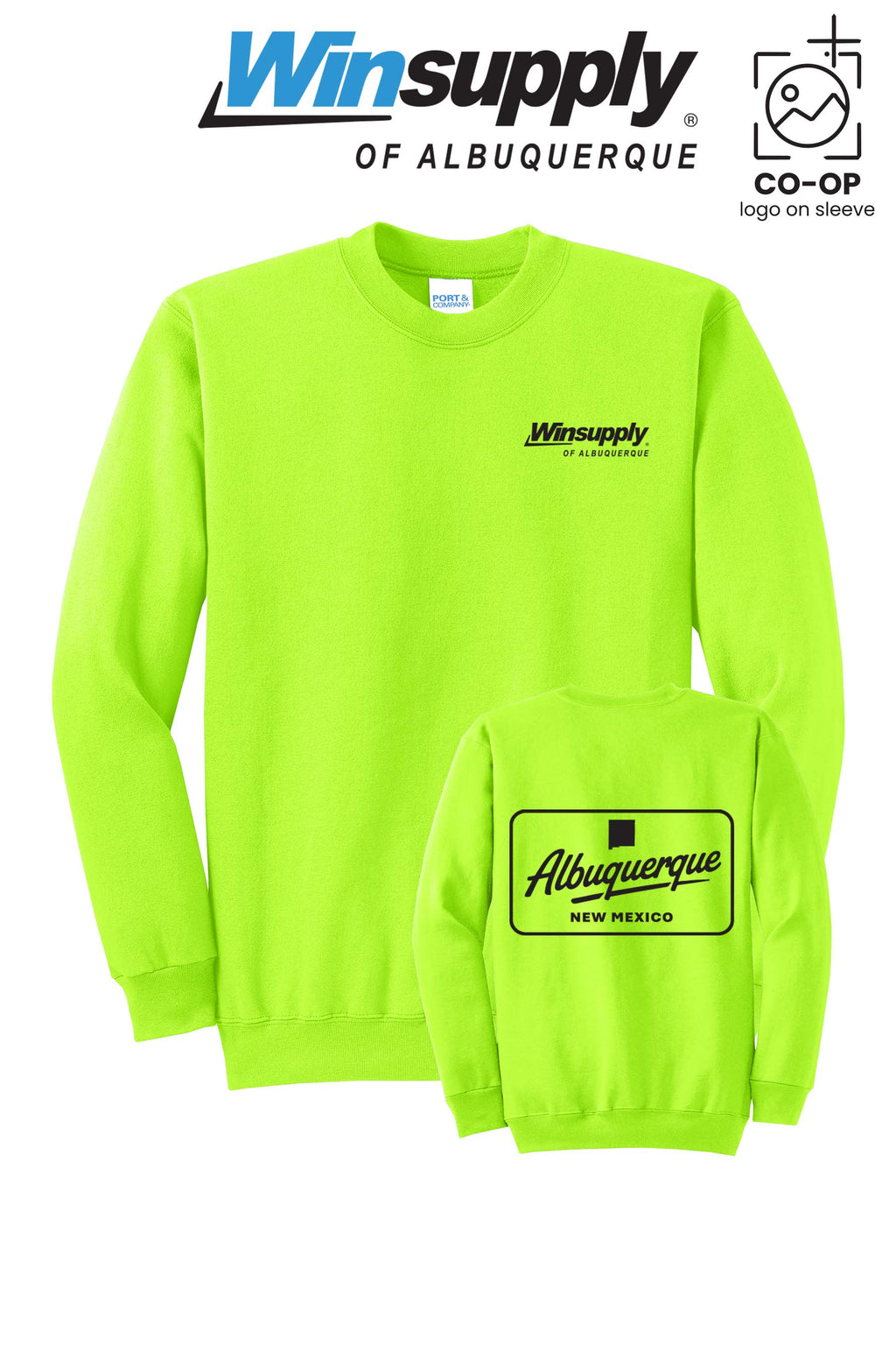 Port & Co™ Core Fleece Crewneck Sweatshirt - Winsupply of Albuquerque