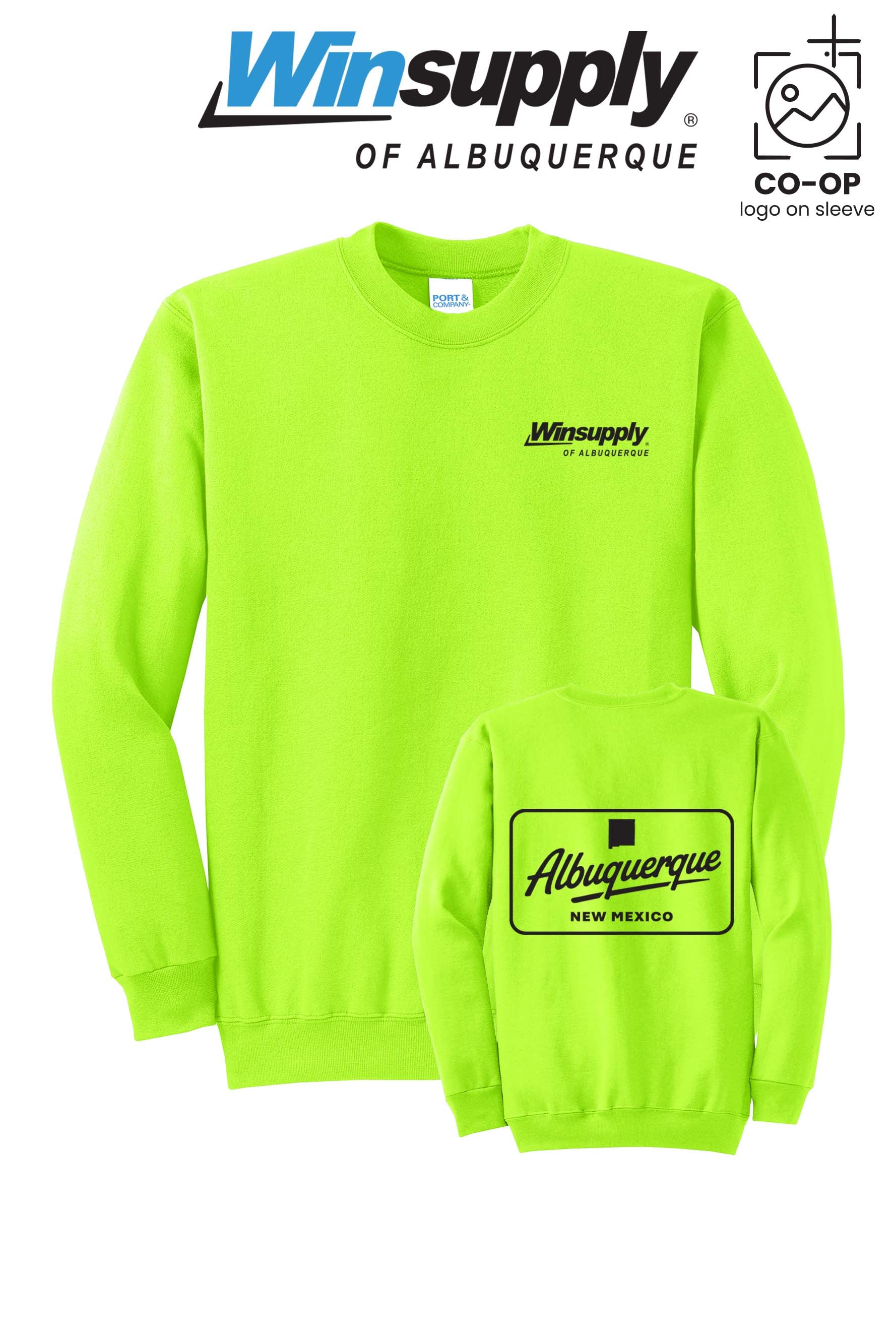 Port & Co™ Core Fleece Crewneck Sweatshirt - Winsupply of Albuquerque