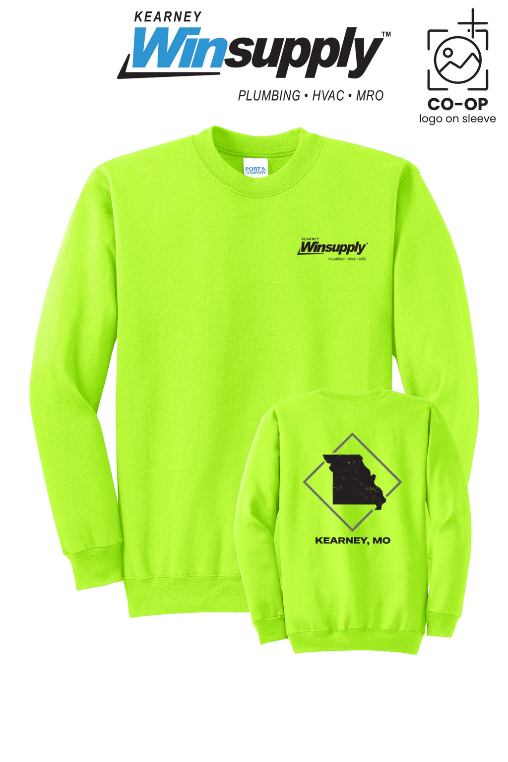 Port & Co™ Core Fleece Crewneck Sweatshirt - Kearney Winsupply