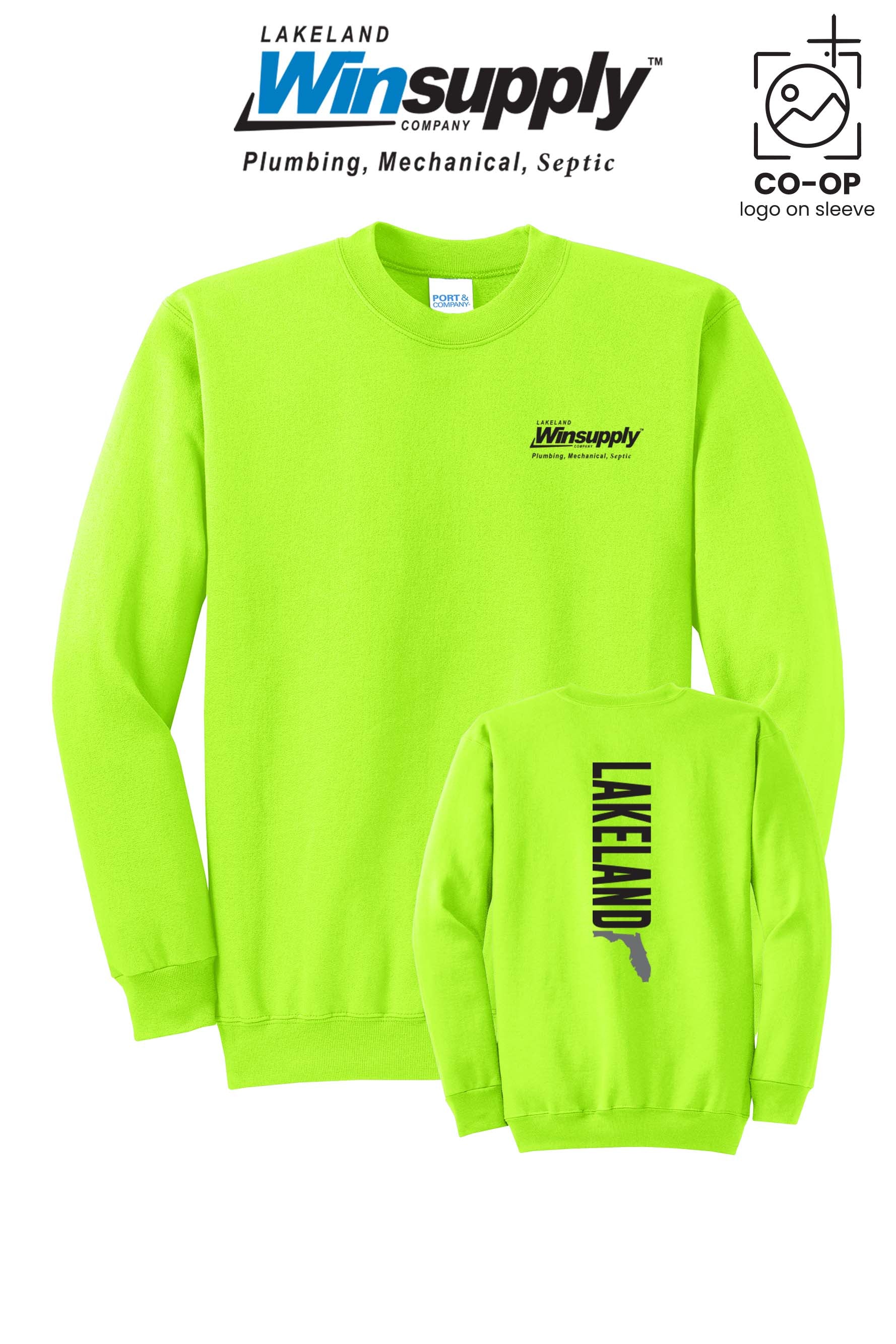 Port & Co™ Core Fleece Crewneck Sweatshirt - Lakeland Winsupply