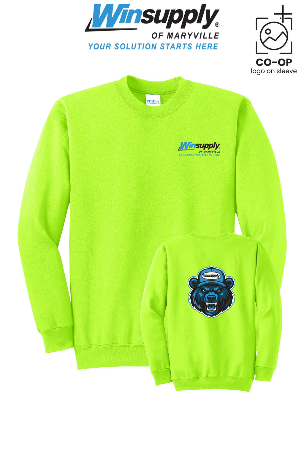 Port & Co™ Core Fleece Crewneck Sweatshirt - Winsupply of Maryville