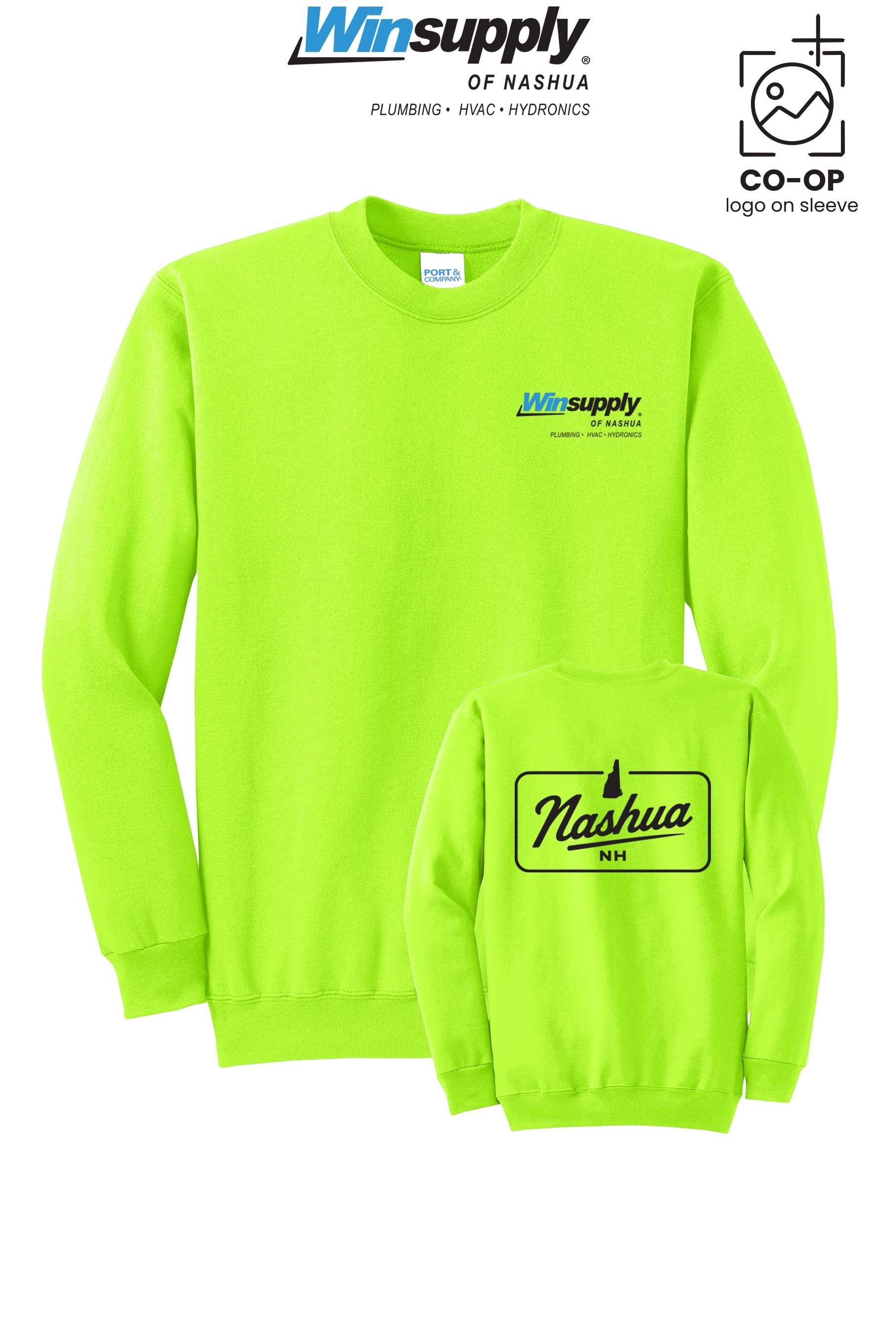 Port & Co™ Core Fleece Crewneck Sweatshirt - Winsupply of Nashua