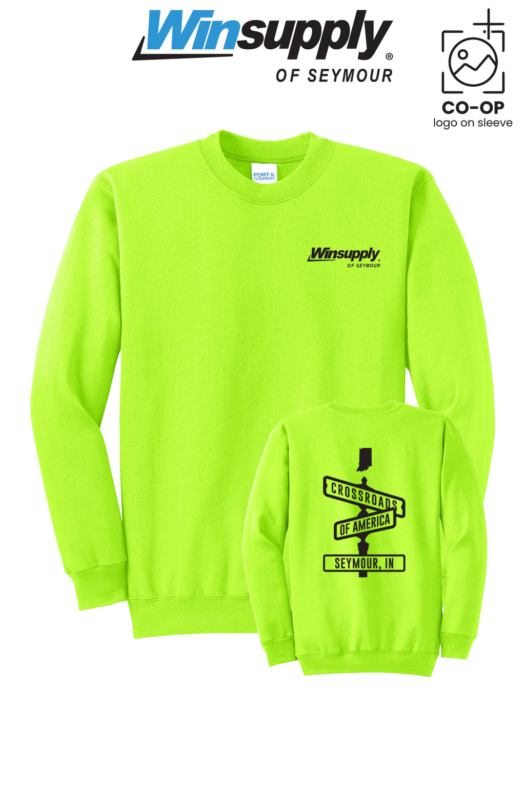 Port & Co™ Core Fleece Crewneck Sweatshirt - Winsupply of Seymour IN