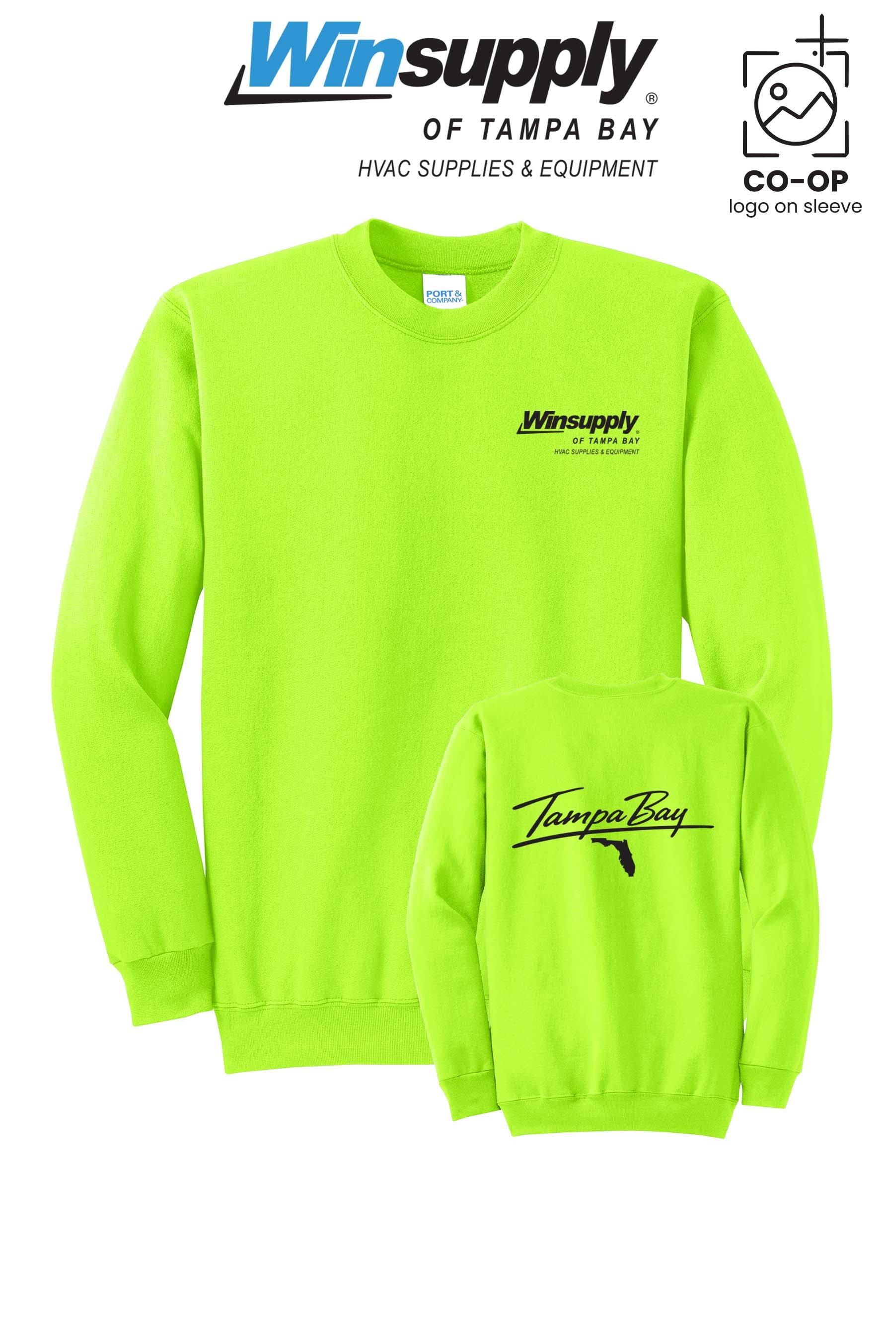Port & Co™ Core Fleece Crewneck Sweatshirt - Winsupply of Tampa Bay