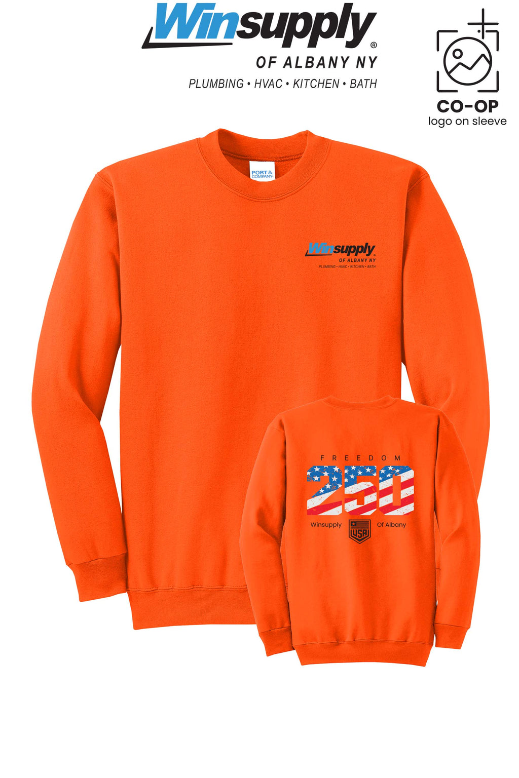Port & Co™ Core Fleece Crewneck Sweatshirt - Winsupply of Albany NY
