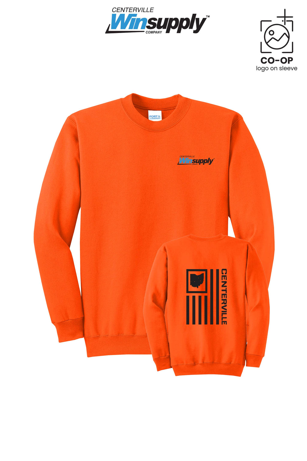 Port & Co™ Core Fleece Crewneck Sweatshirt - Winsupply Centerville OH