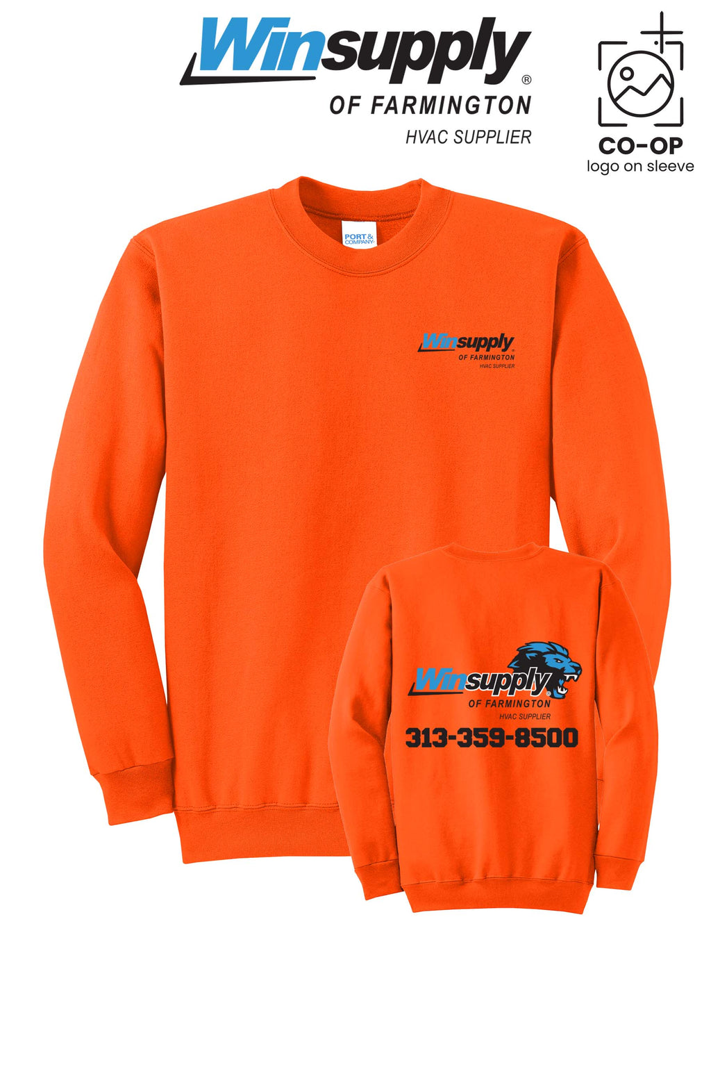 Port & Co™ Core Fleece Crewneck Sweatshirt - Winsupply of Farmington