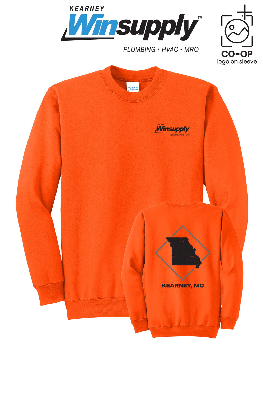Port & Co™ Core Fleece Crewneck Sweatshirt - Kearney Winsupply
