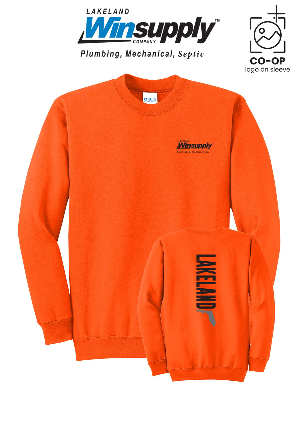 Port & Co™ Core Fleece Crewneck Sweatshirt - Lakeland Winsupply