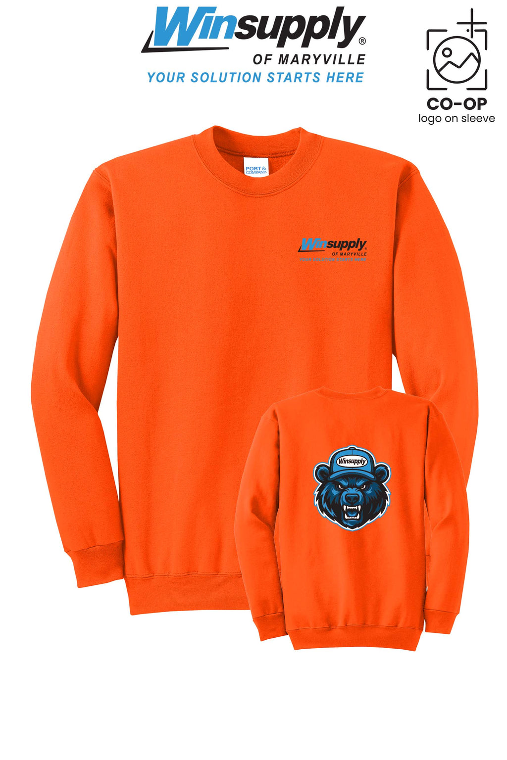 Port & Co™ Core Fleece Crewneck Sweatshirt - Winsupply of Maryville