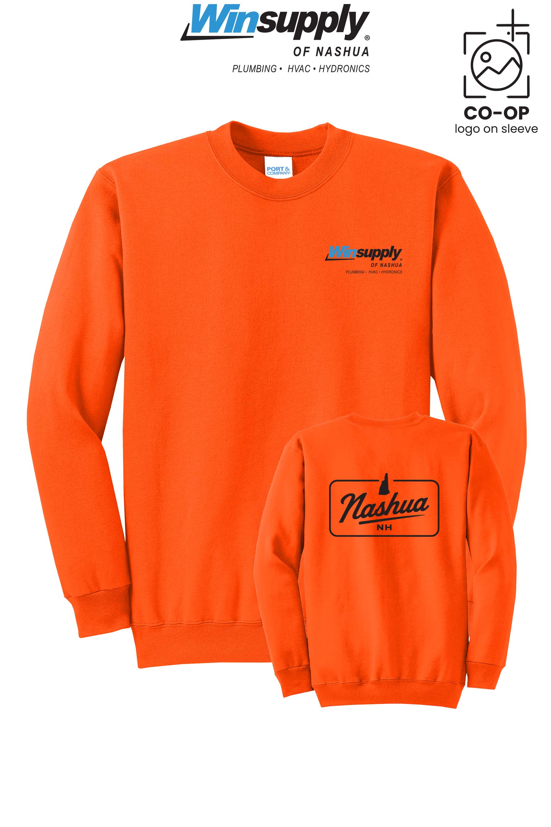 Port & Co™ Core Fleece Crewneck Sweatshirt - Winsupply of Nashua