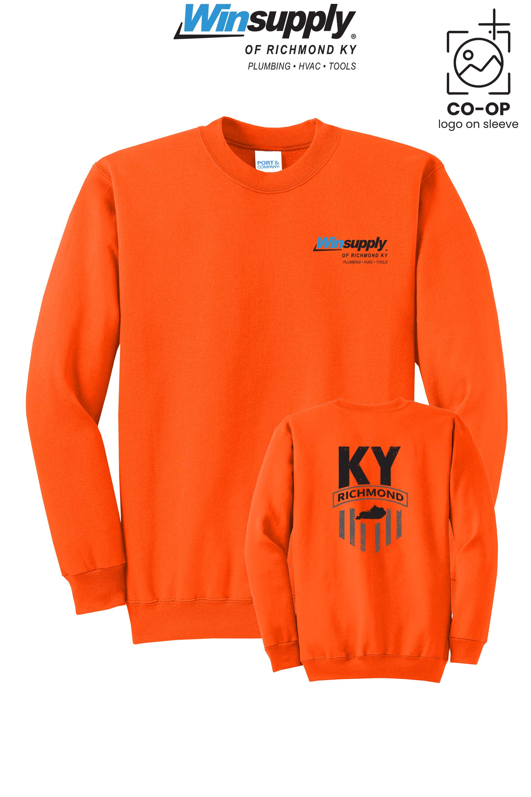 Port & Co™ Core Fleece Crewneck Sweatshirt - Winsupply of Richmond KY