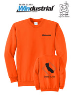 Port & Co™ Core Fleece Crewneck Sweatshirt - Santa Clara Windustrial