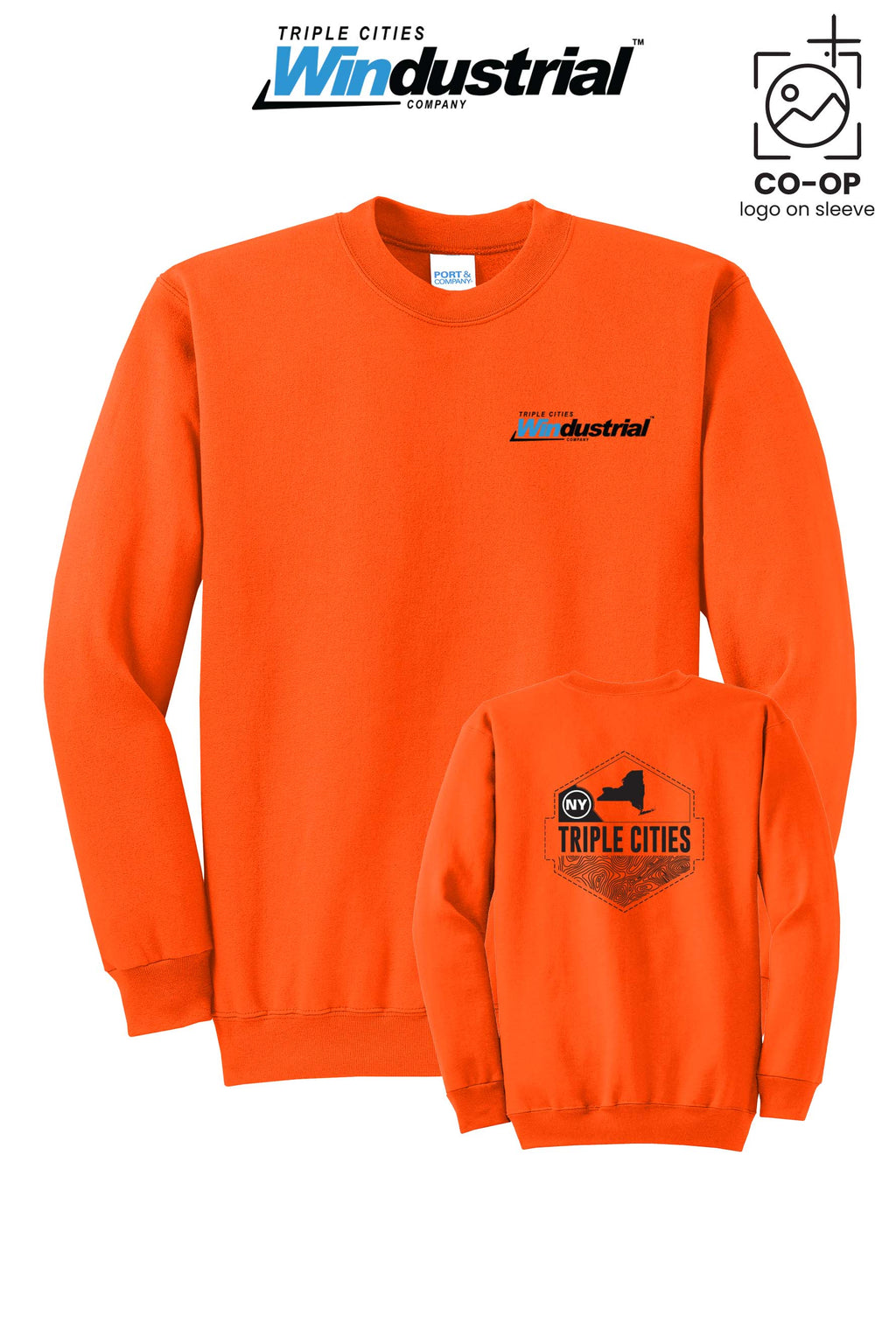 Port & Co™ Core Fleece Crewneck Sweatshirt - Windustrial Triple Cities