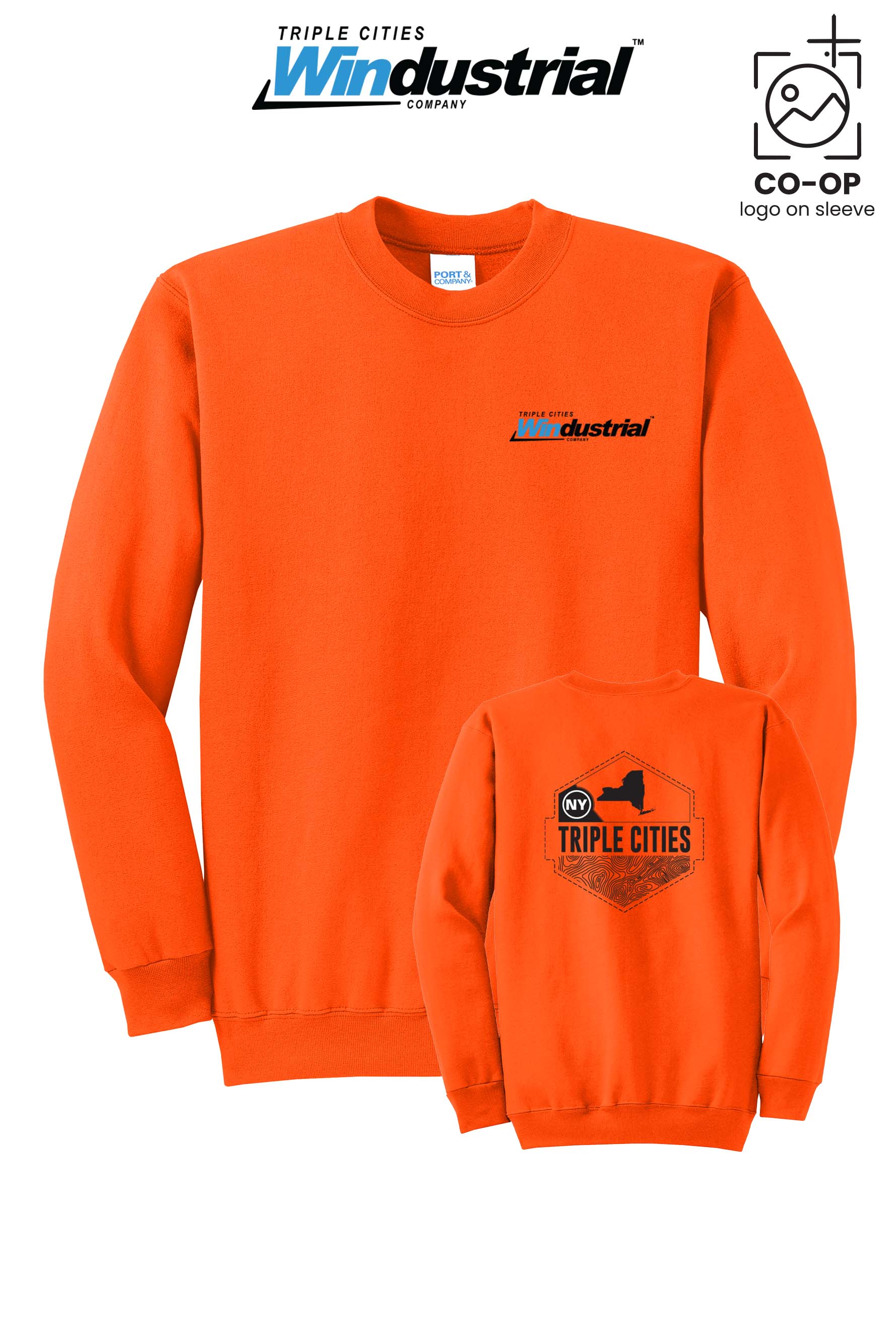 Port & Co™ Core Fleece Crewneck Sweatshirt - Windustrial Triple Cities