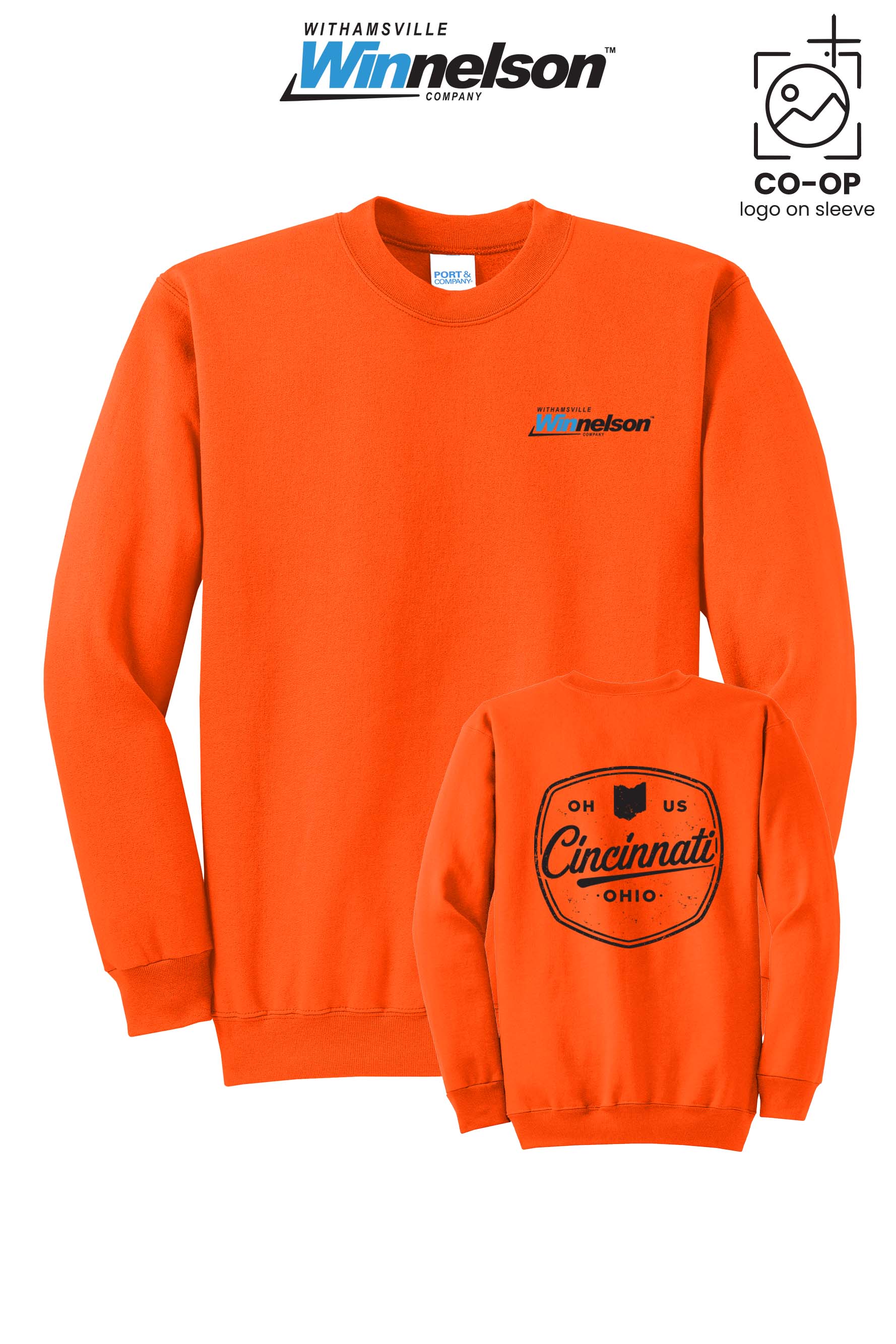 Port & Co™ Core Fleece Crewneck Sweatshirt - Withamsville Winnelson