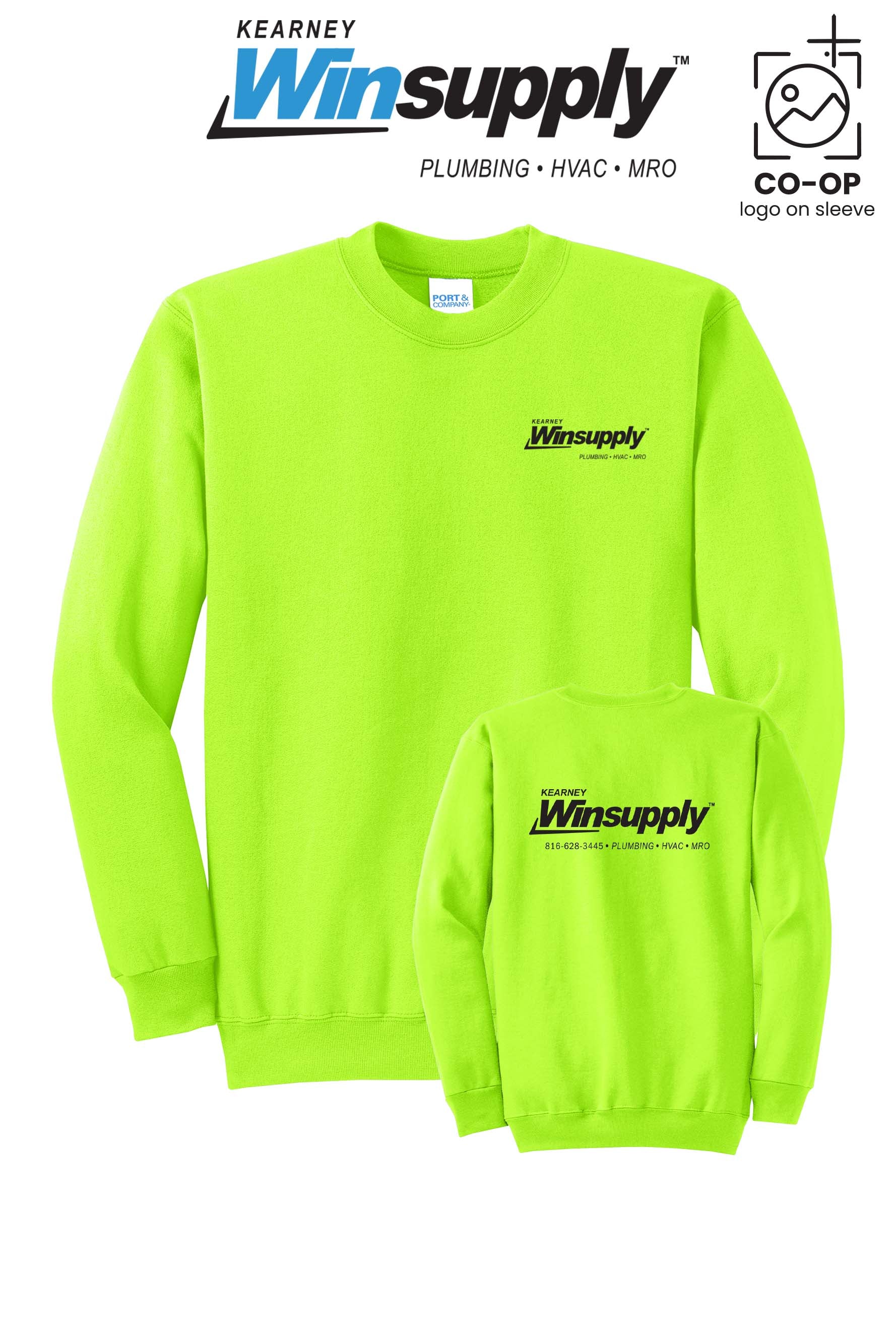Port & Co™ Core Fleece Crewneck Sweatshirt - Kearney Winsupply
