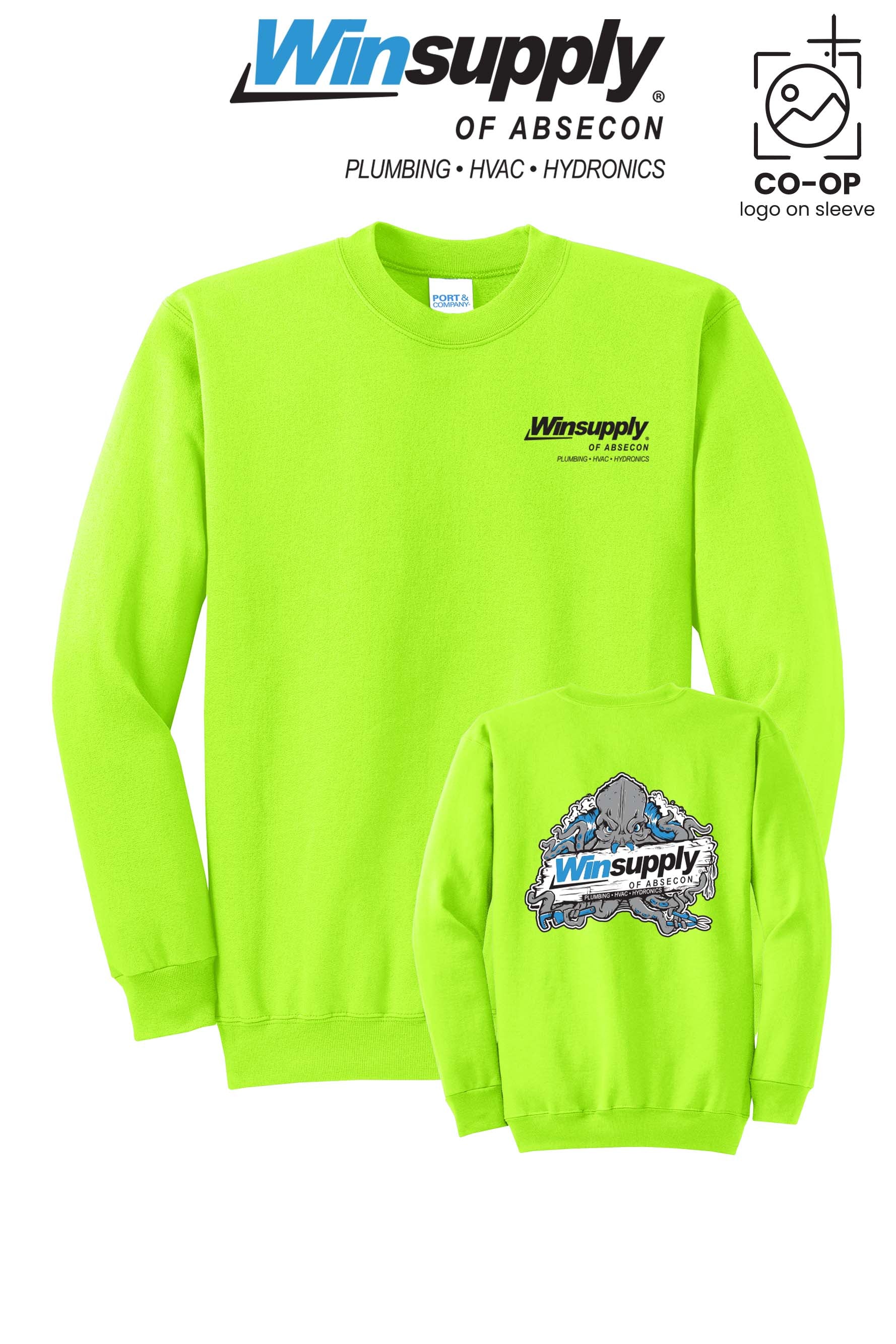 Port & Co™ Core Fleece Crewneck Sweatshirt - Winsupply of Absecon