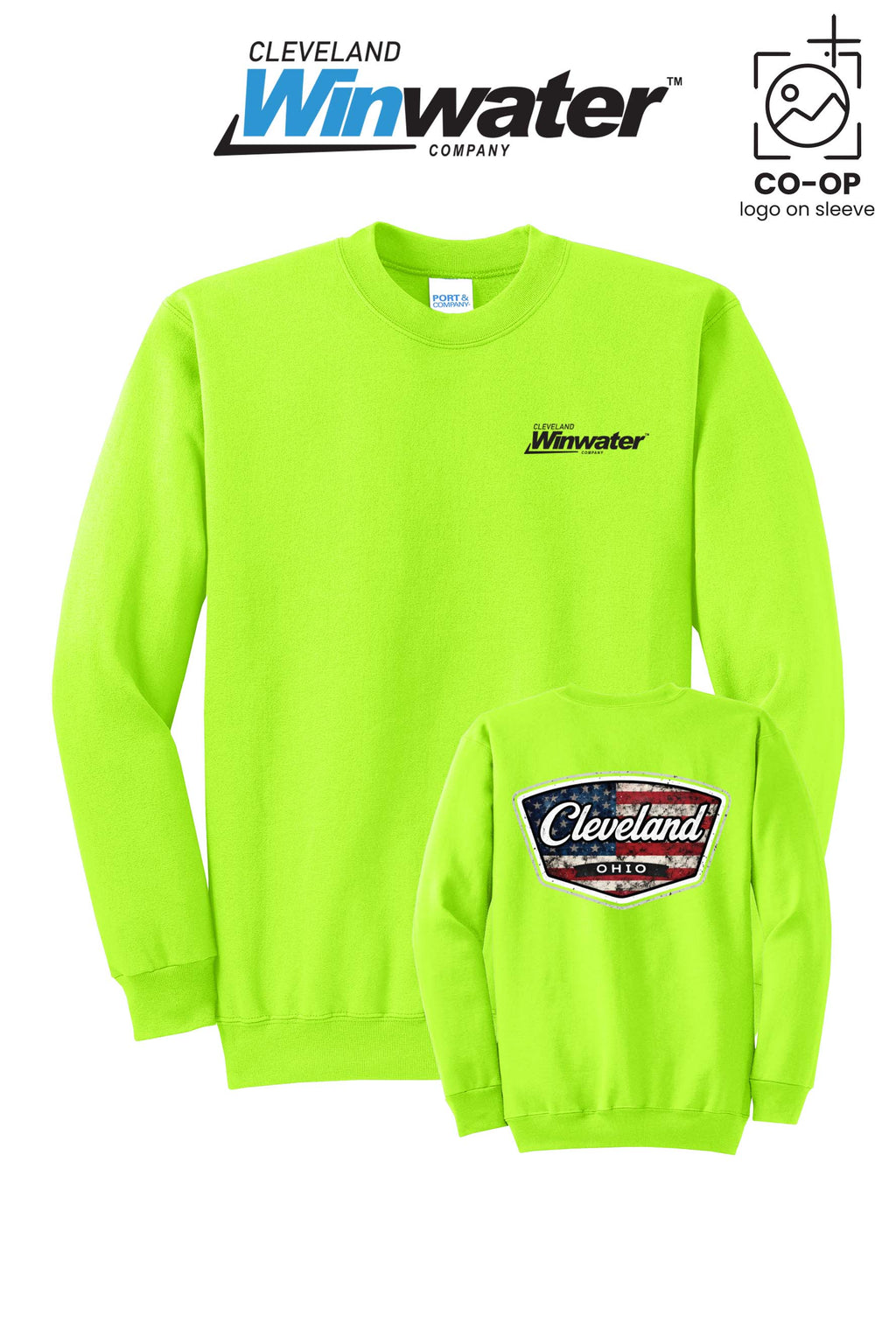 Port & Co™ Core Fleece Crewneck Sweatshirt - Winwater of Cleveland