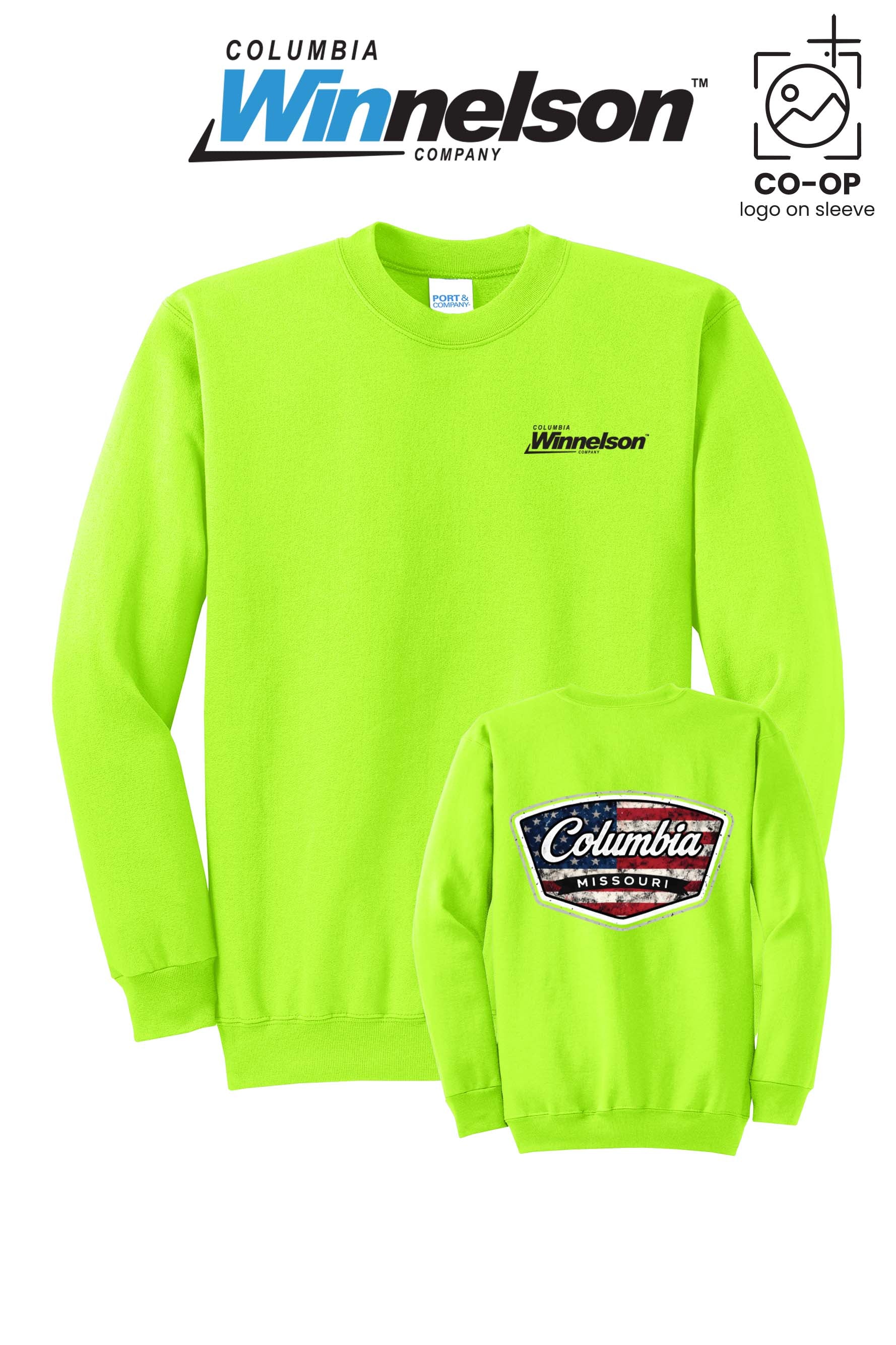 Port & Co™ Core Fleece Crewneck Sweatshirt - Columbia MO Winnelson
