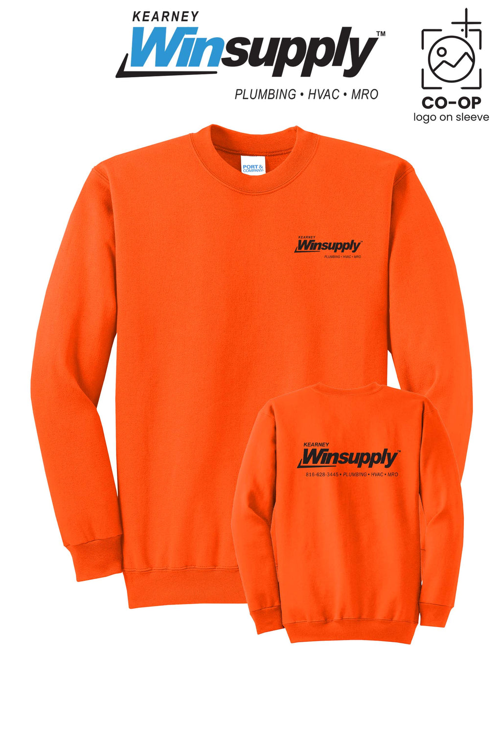 Port & Co™ Core Fleece Crewneck Sweatshirt - Kearney Winsupply