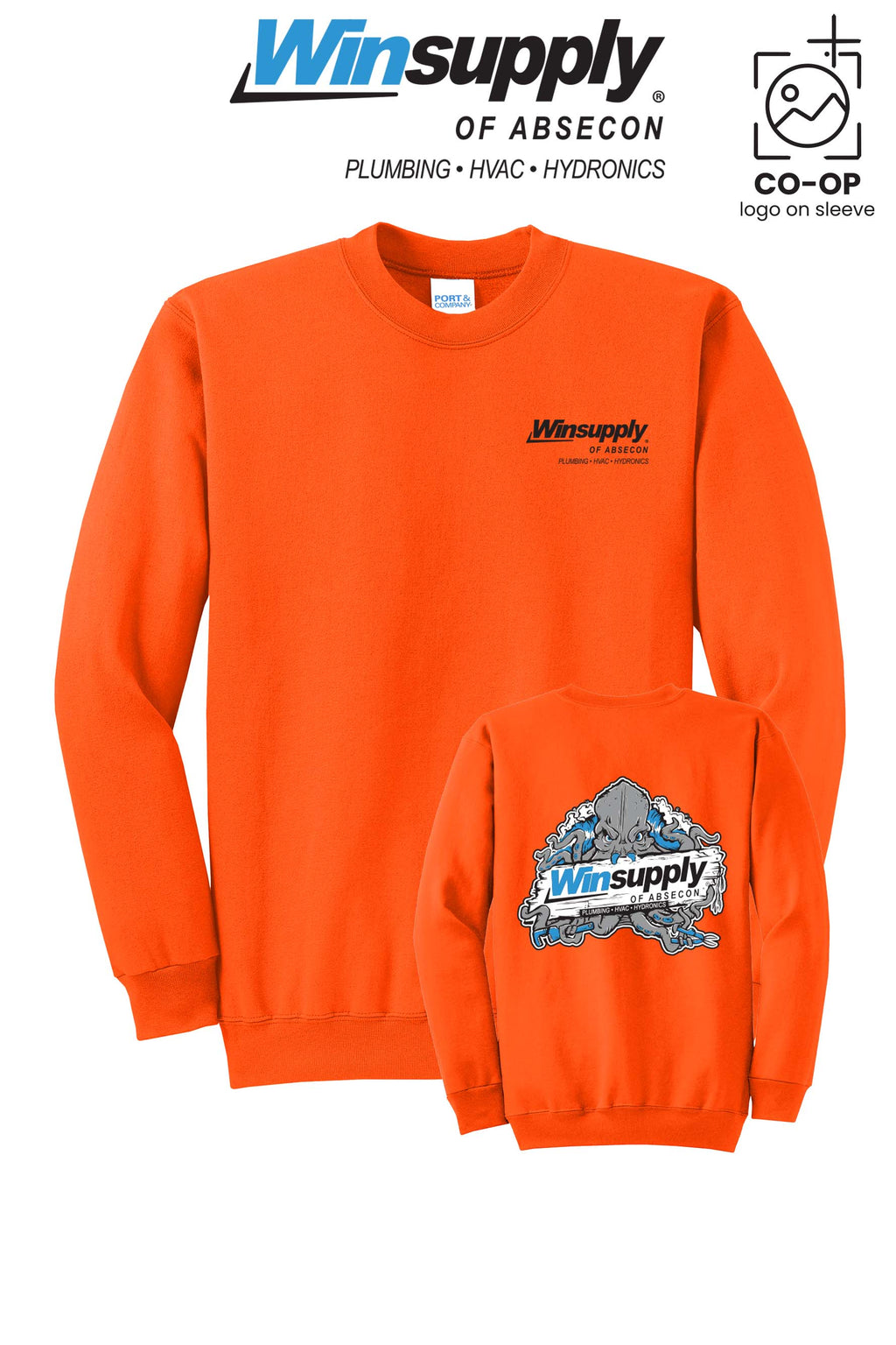 Port & Co™ Core Fleece Crewneck Sweatshirt - Winsupply of Absecon