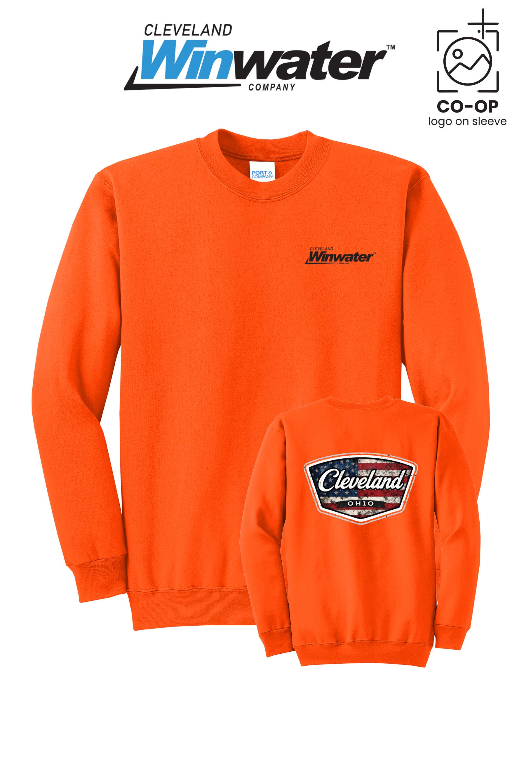 Port & Co™ Core Fleece Crewneck Sweatshirt - Winwater of Cleveland