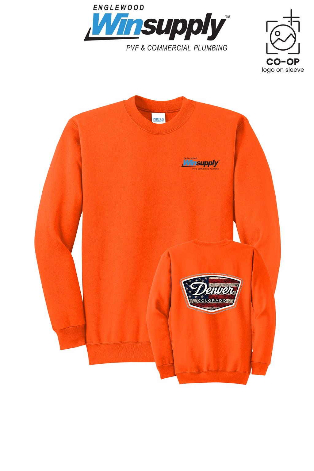Port & Co™ Core Fleece Crewneck Sweatshirt - Englewood Winsupply