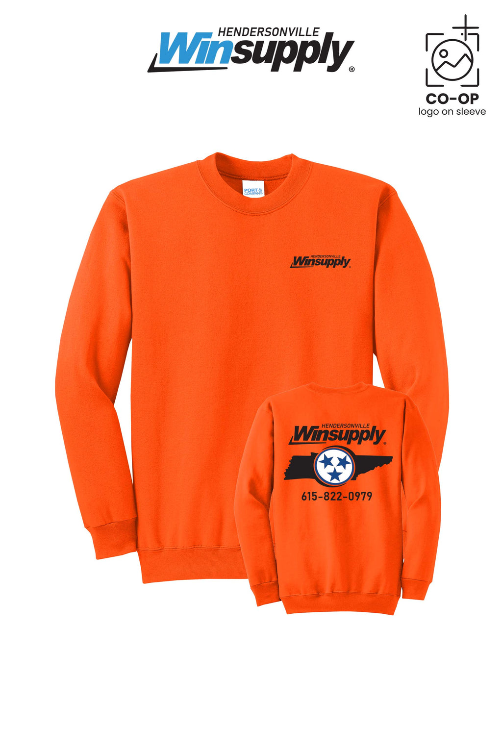 Port & Co™ Core Fleece Crewneck Sweatshirt - Winsupply of Hendersonville