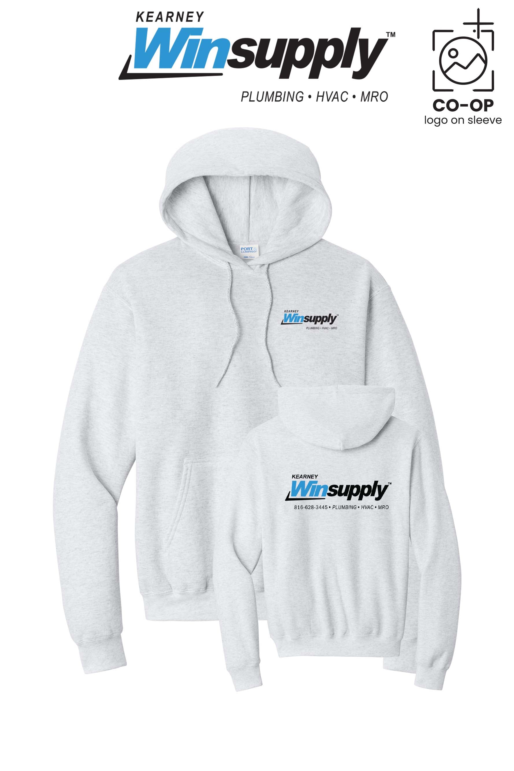 Port & Co™ Core Fleece Pullover Hooded Sweatshirt - Kearney Winsupply