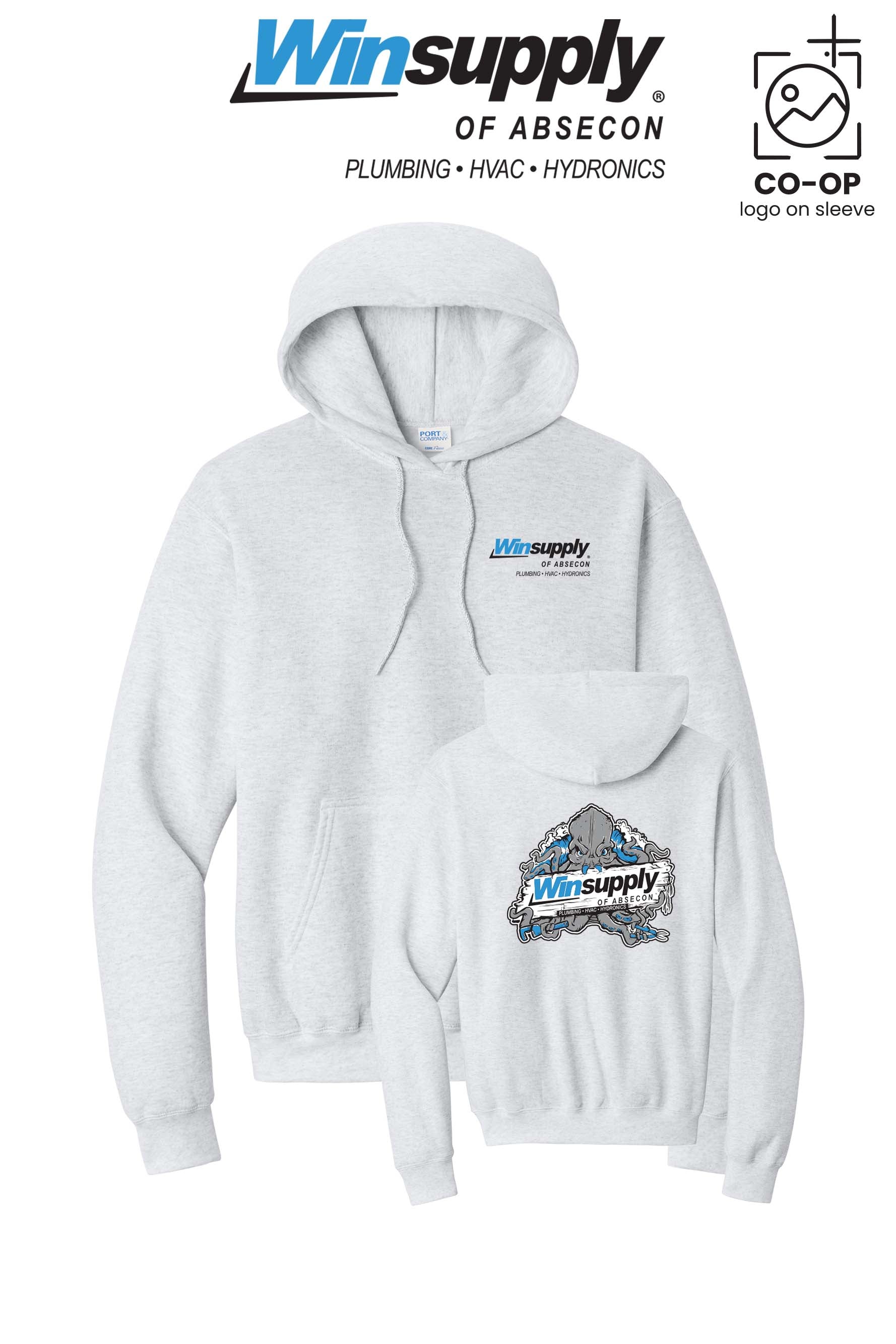 Port & Co™ Core Fleece Pullover Hooded Sweatshirt - Winsupply of Absecon