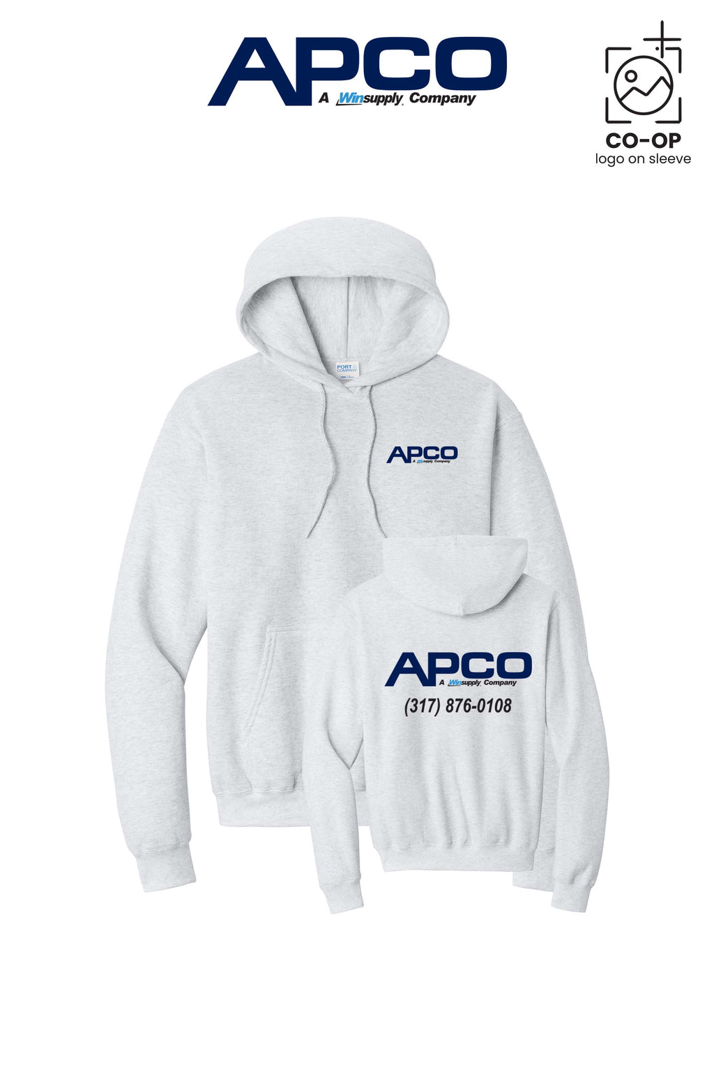 Port & Co™ Core Fleece Pullover Hooded Sweatshirt - APCO Supply - Indianapolis