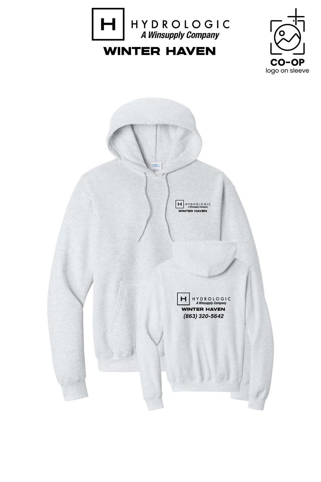 Port & Co™ Core Fleece Pullover Hooded Sweatshirt - Winsupply of Winter Haven