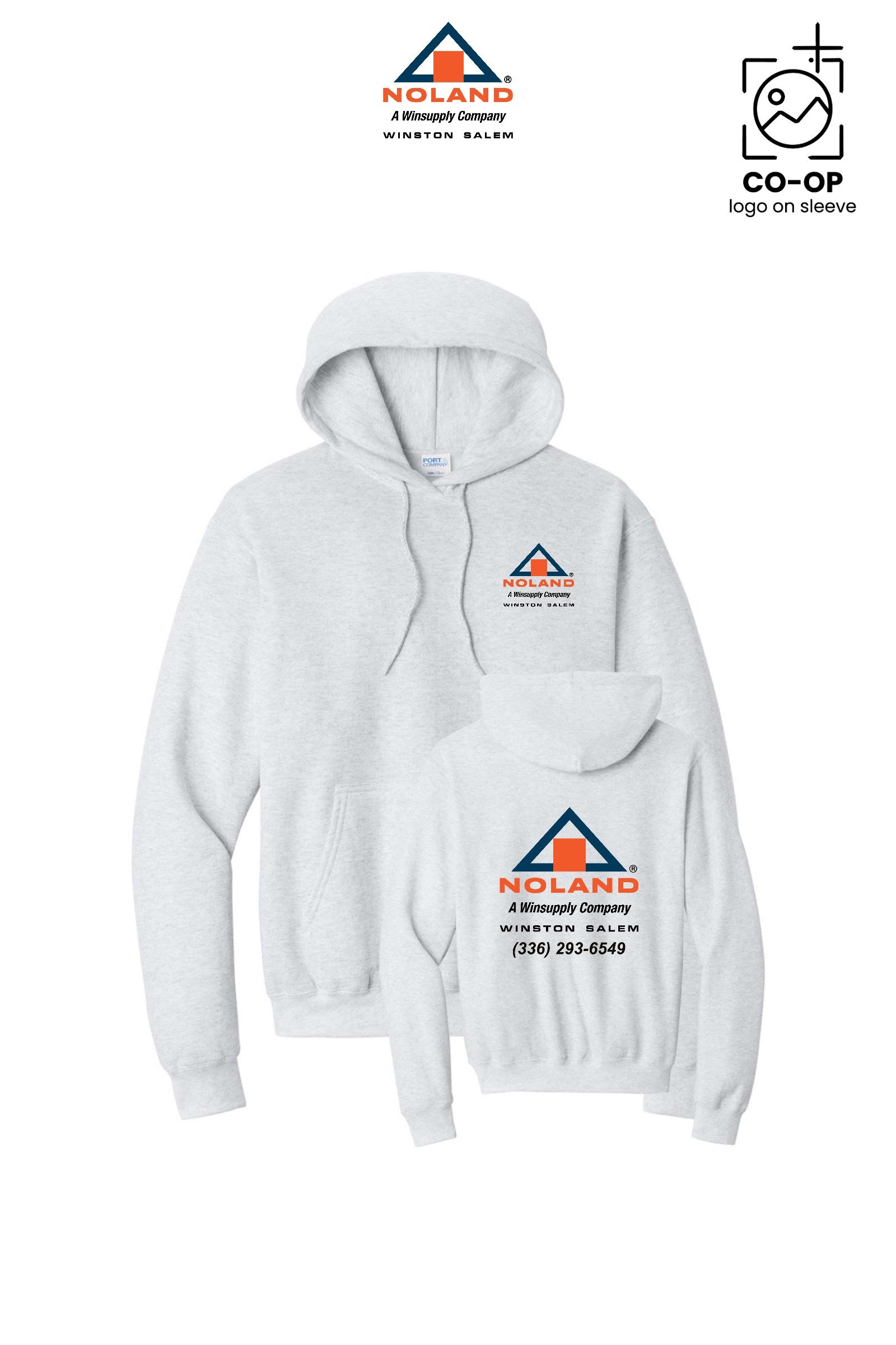 Port & Co™ Core Fleece Pullover Hooded Sweatshirt - Winston Salem Noland