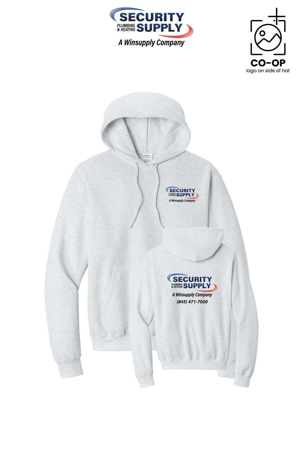 Port & Co™ Core Fleece Pullover Hooded Sweatshirt - Security Plumbing & Heating Supply - Poughkeepsie, NY